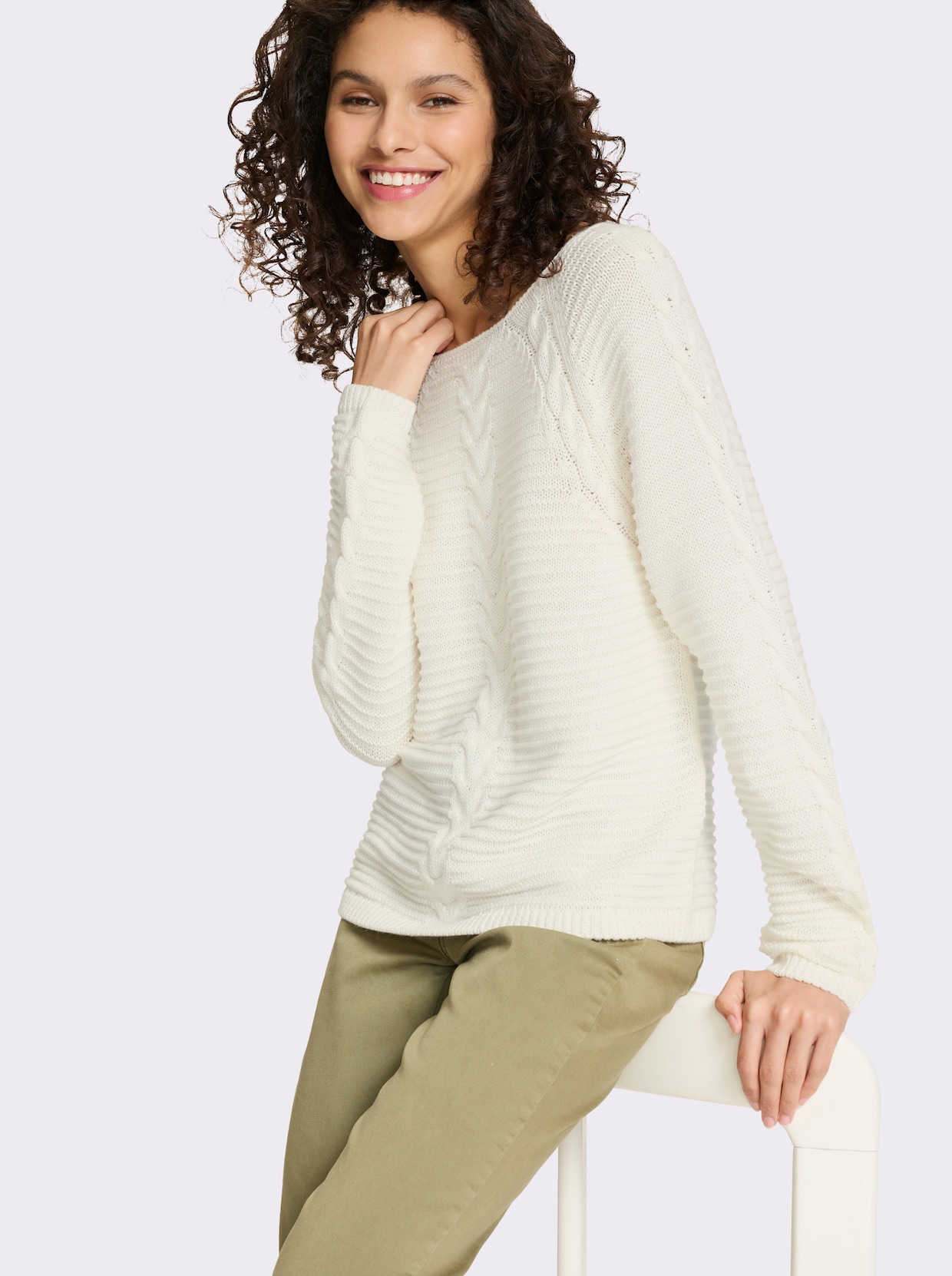 heine Pullover - ecru