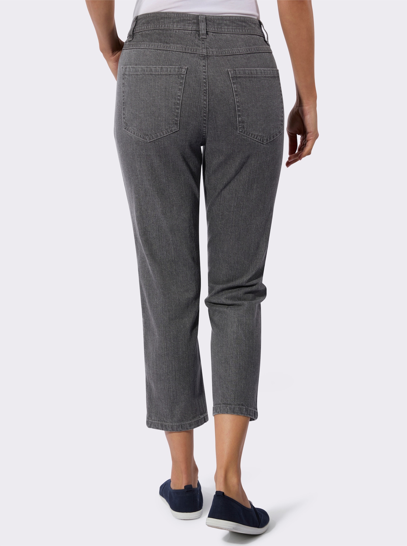 5-pocketjeans met stretch - grey-denim