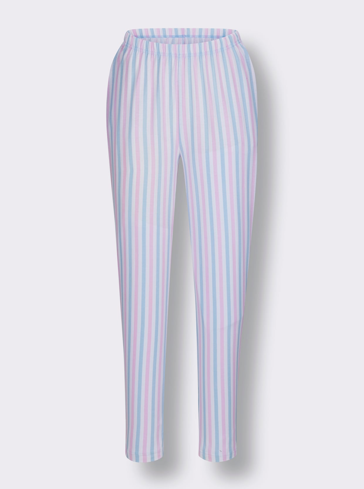 Normann Pyjama - wit/roze gestreept