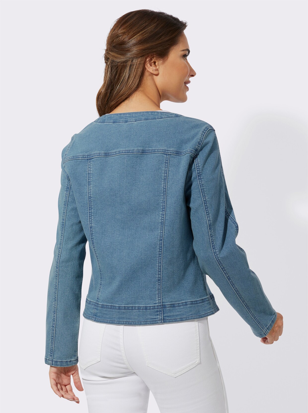 Jeansjacke - blue-bleached