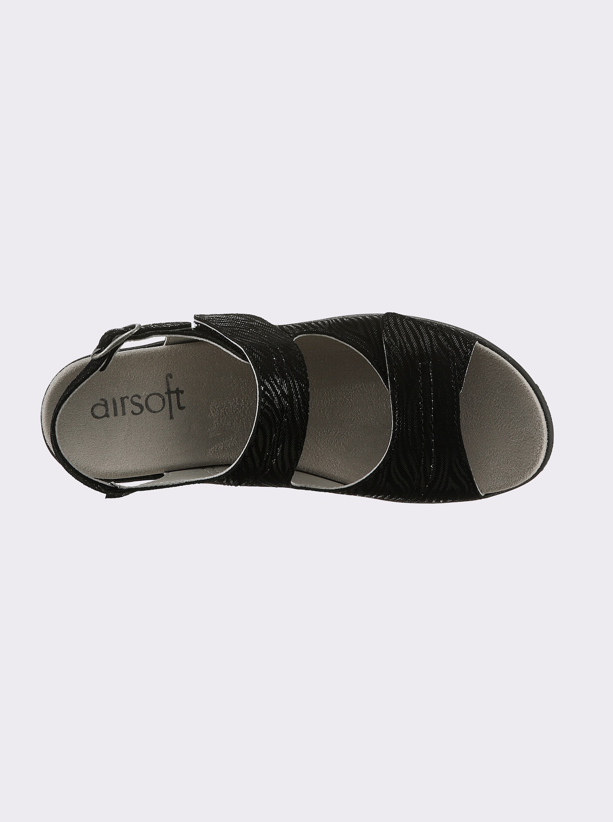 airsoft comfort+ Sandalen - zwart