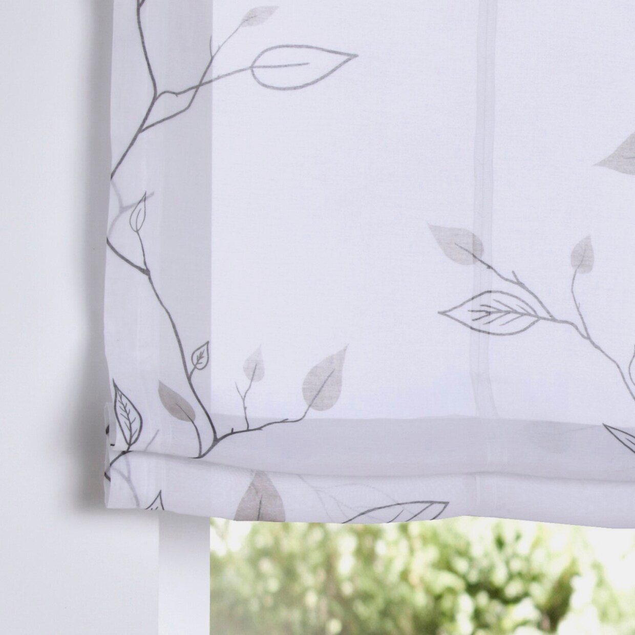 heine home Raffrollo - offwhite-taupe