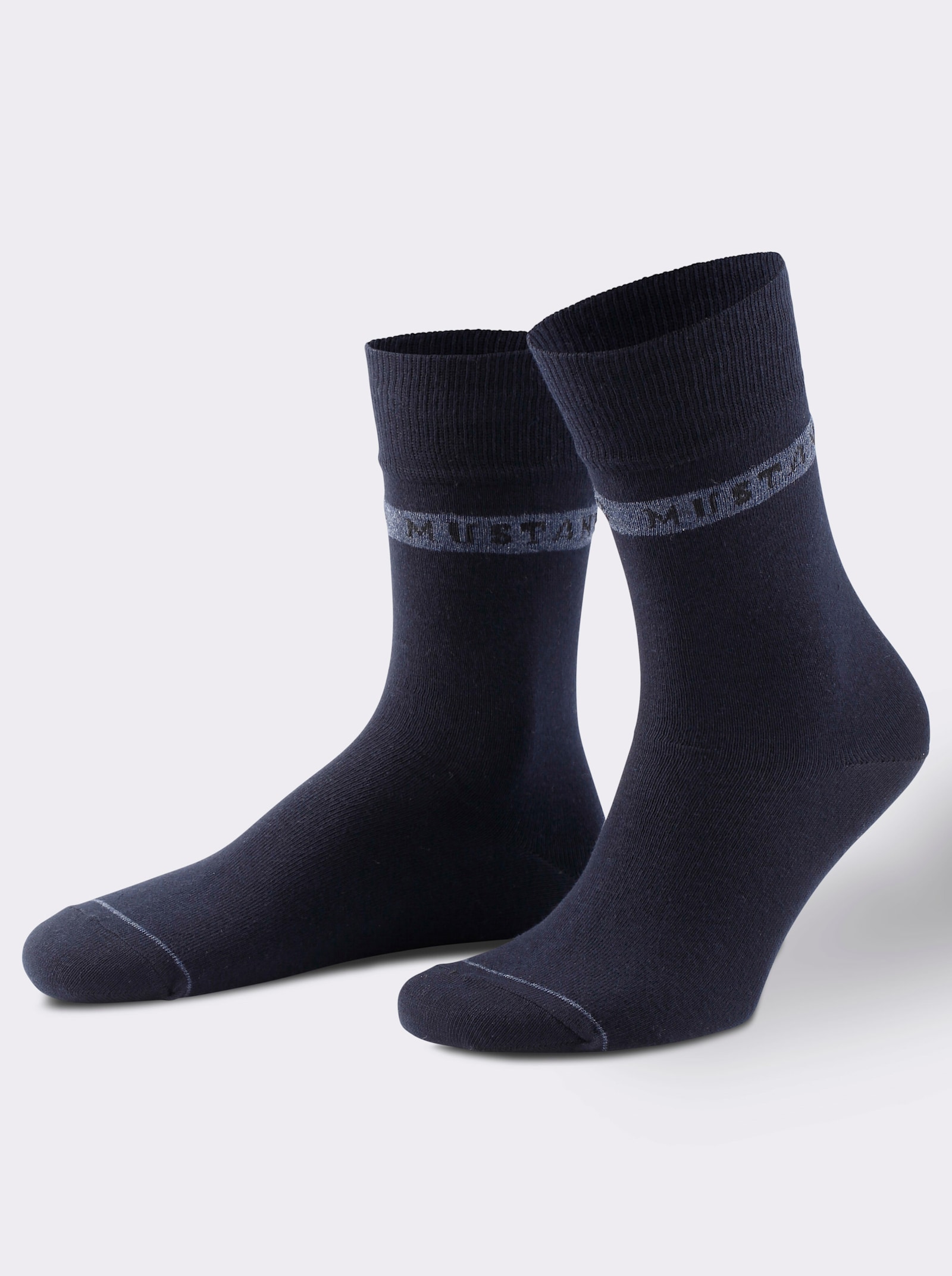 Mustang Herren-Socken - blau-sortiert