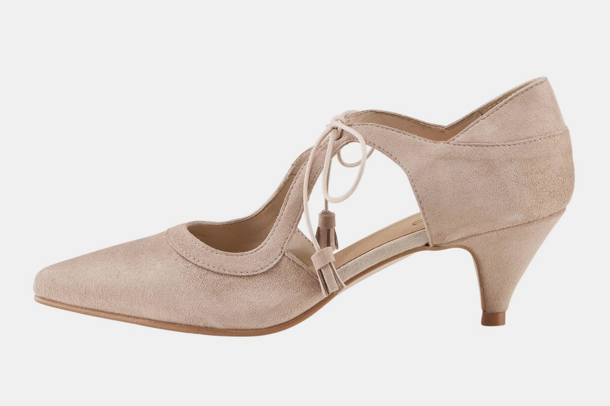 heine Schnürpumps - taupe