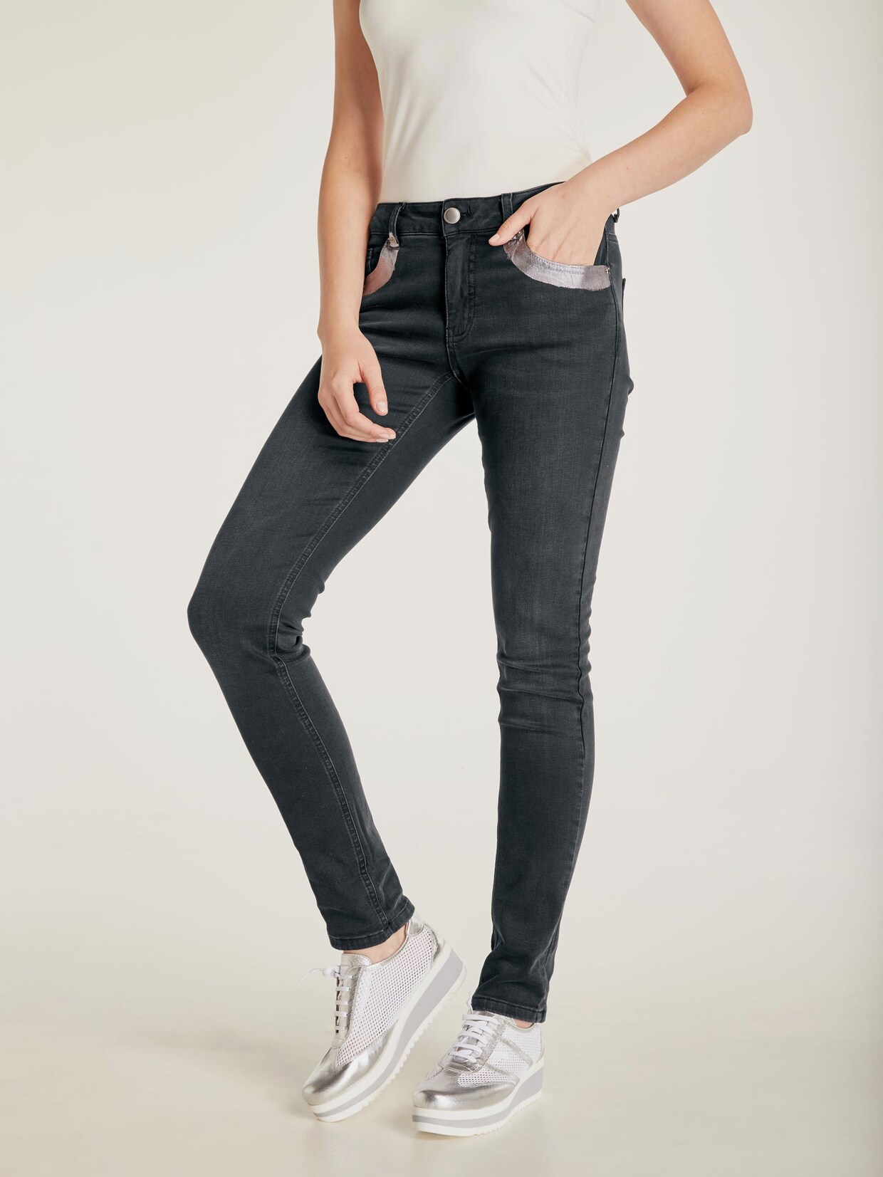 Linea Tesini Jeans - black denim