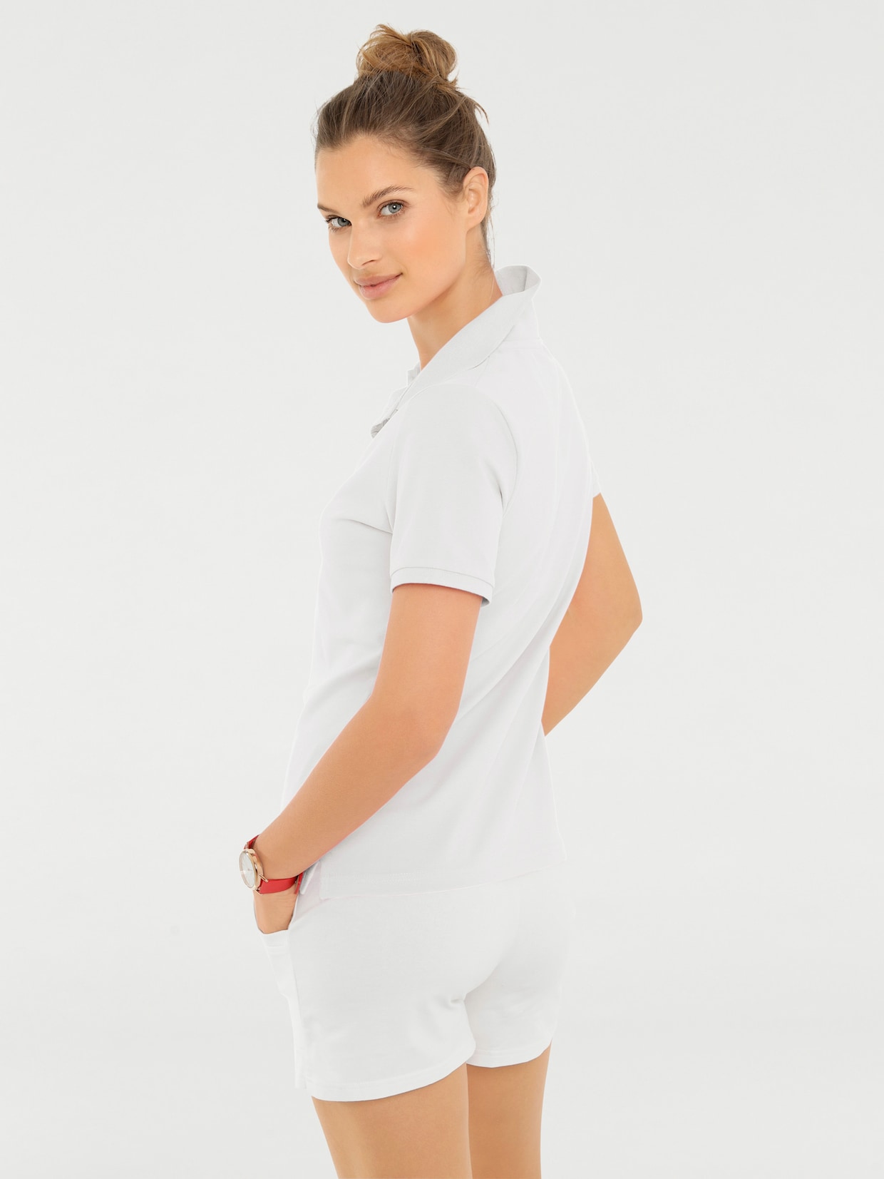 heine Poloshirt - wit