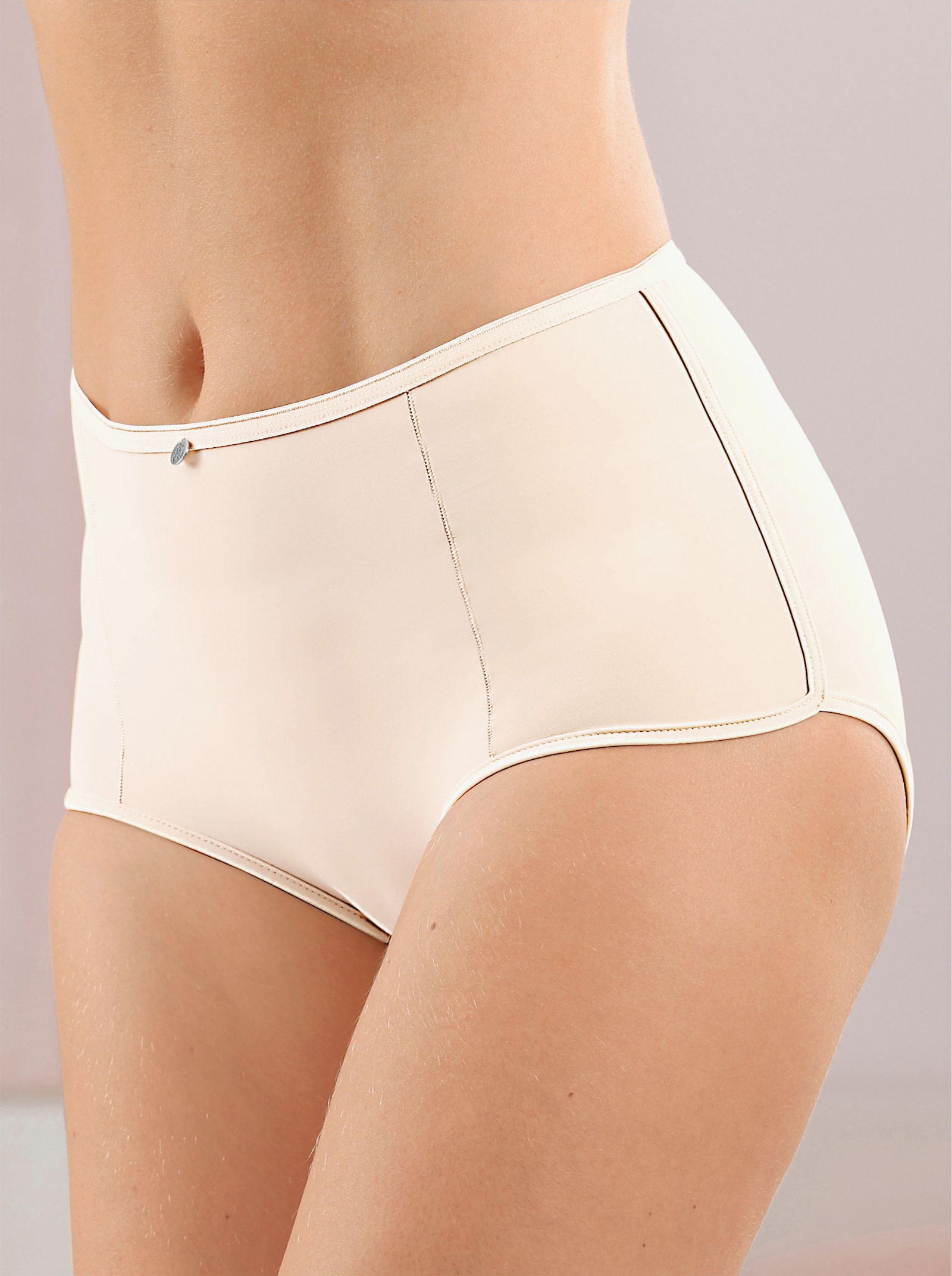 wäschepur Hipster mit flachen Abschlüssen - elfenbein