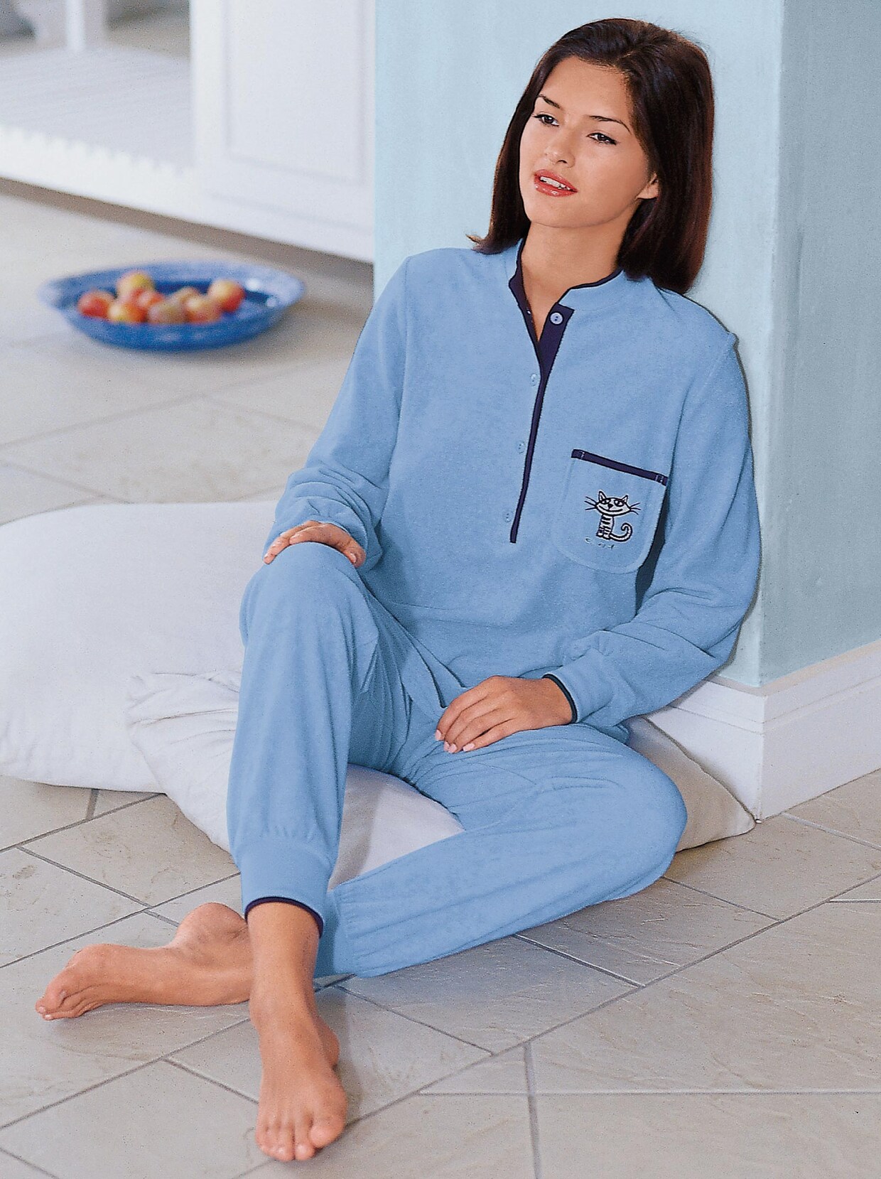 wäschepur Pyjama - bleu clair