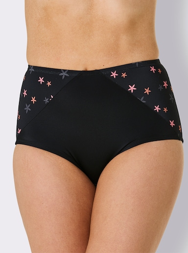 Taillenslip - 2x schwarz-bedruckt + 1x schwarz