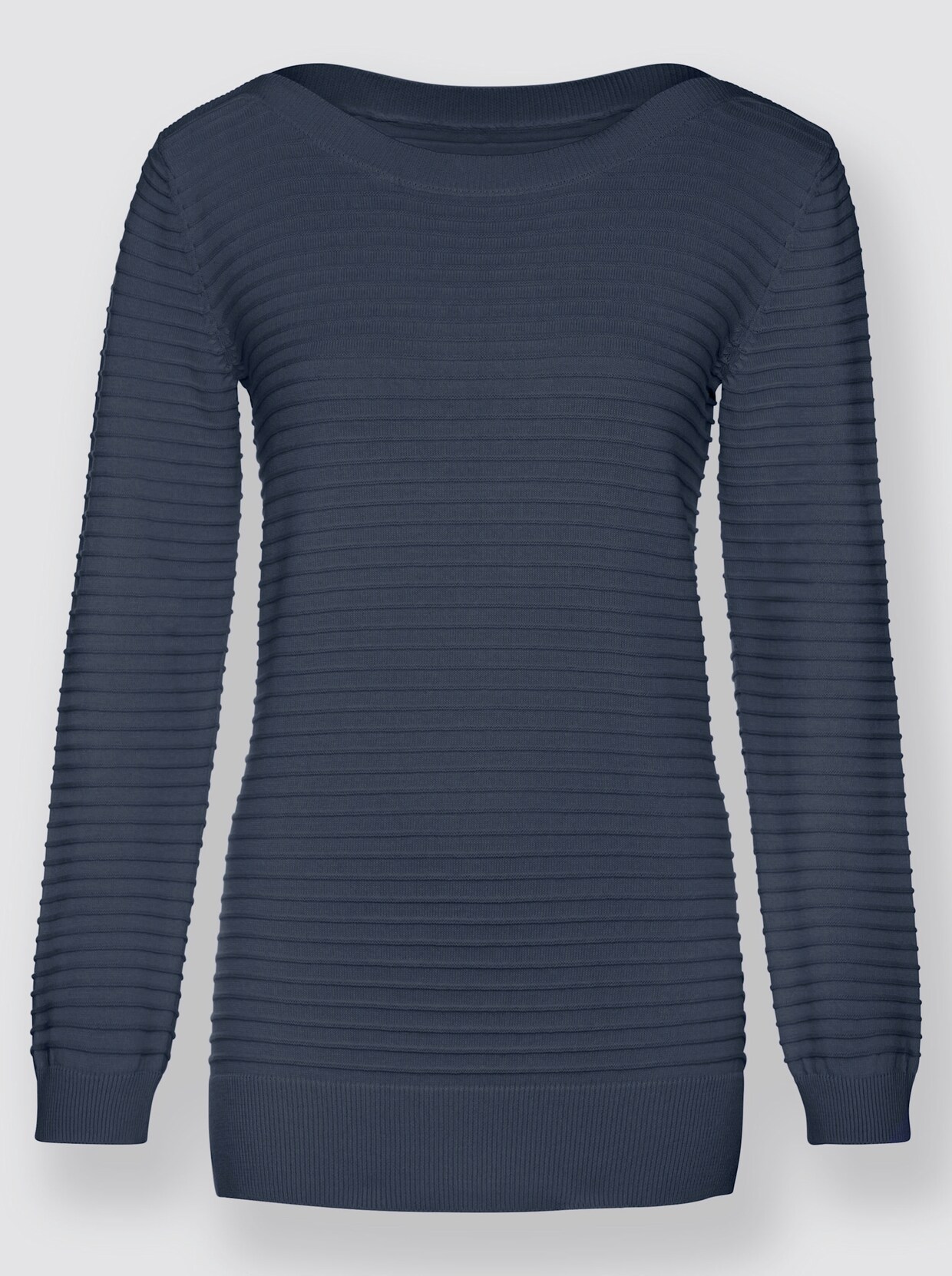 Baumwollpullover - dunkelblau