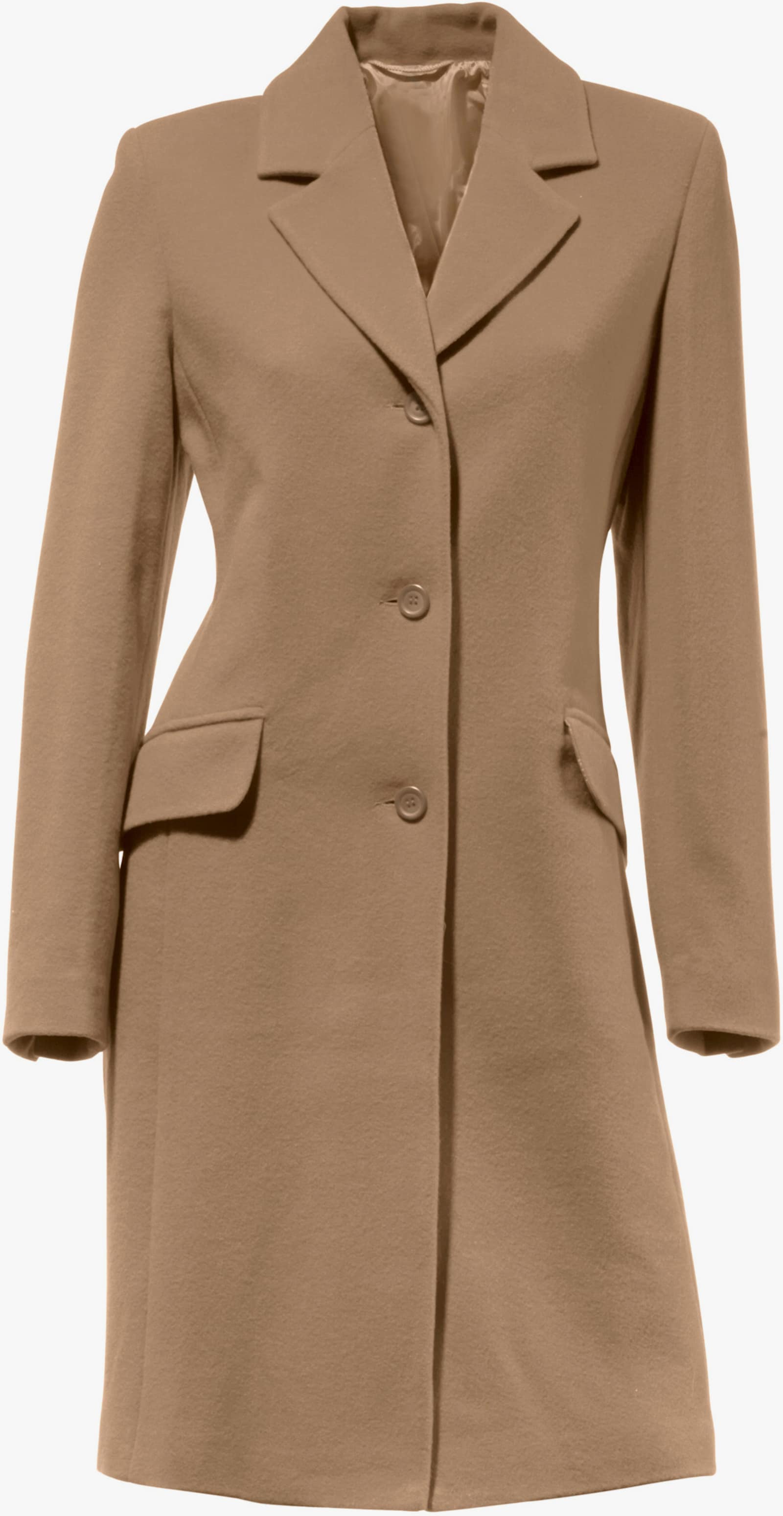 heine Manteau court avec épaulettes - couleur chamois