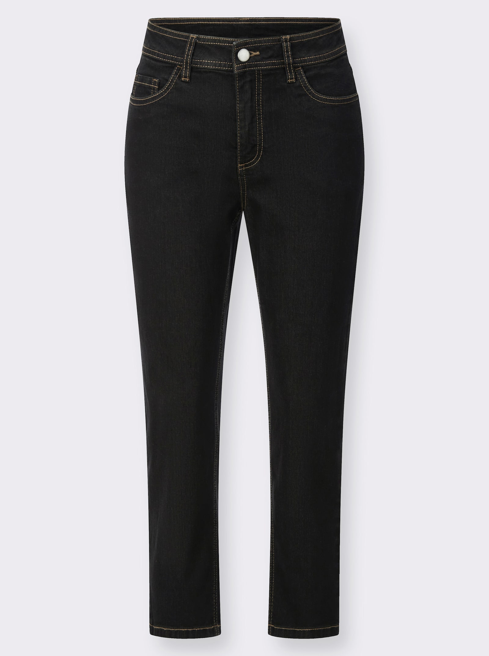 7/8-Jeans in 5-Pocket-Form - black denim