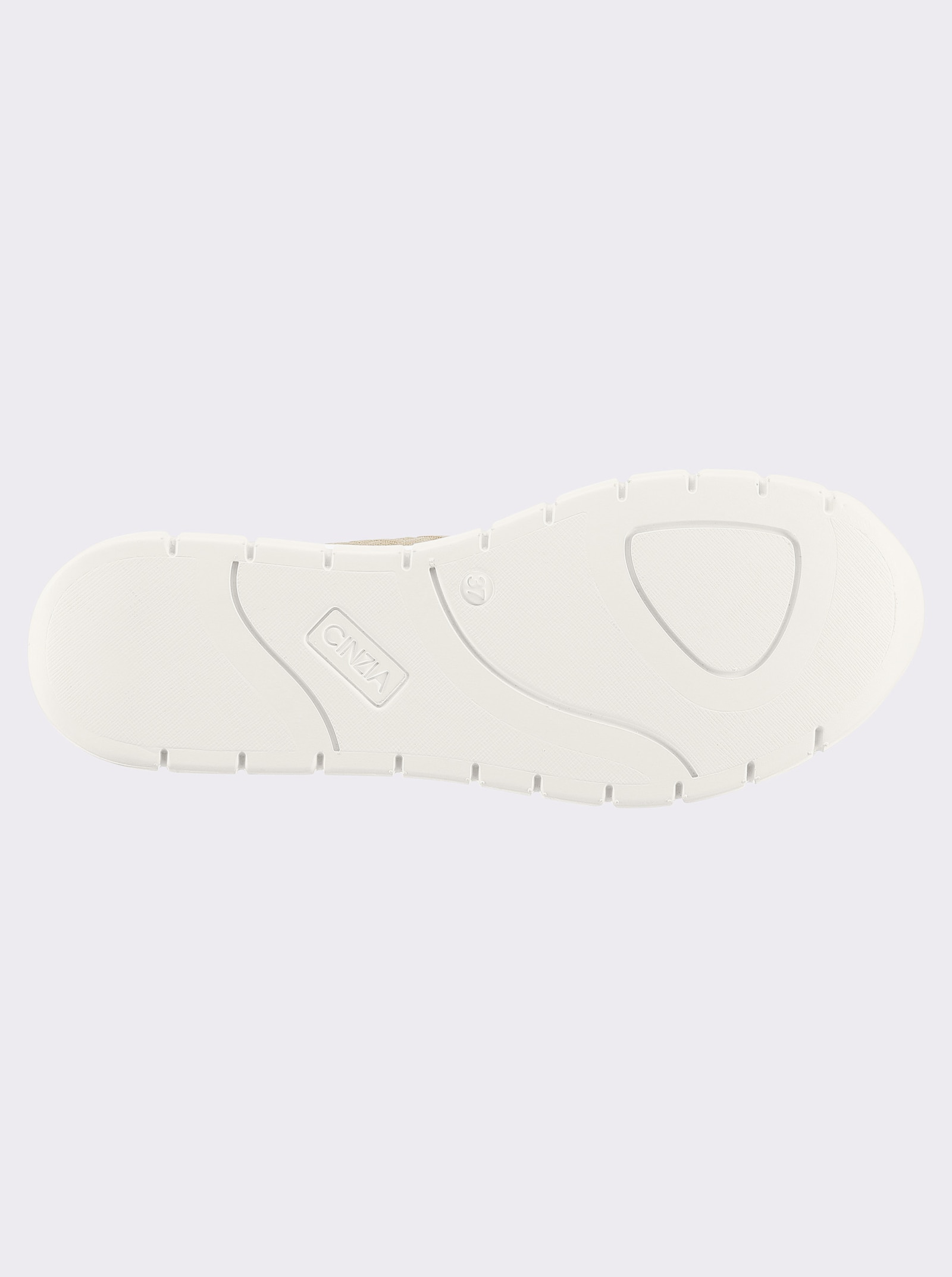 airsoft modern+ Slipper aus Mesh-Strick - beige