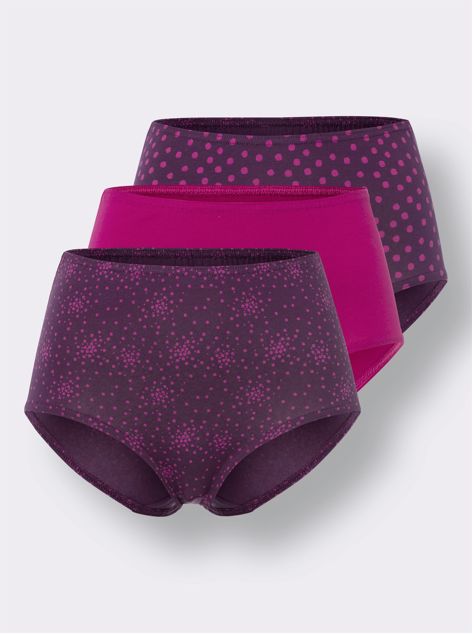 Nohavičky, zv.pás jed.džersej - Hroznovo-purpurová