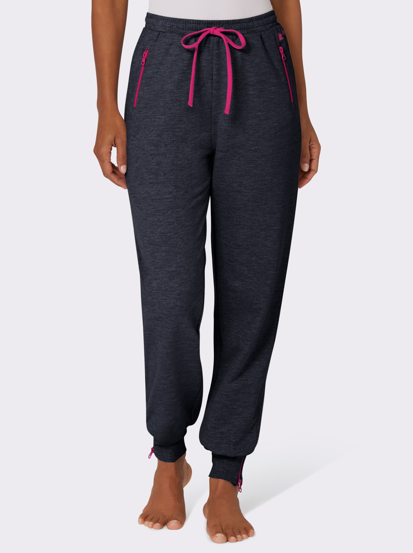 feel good broek - marine/pink