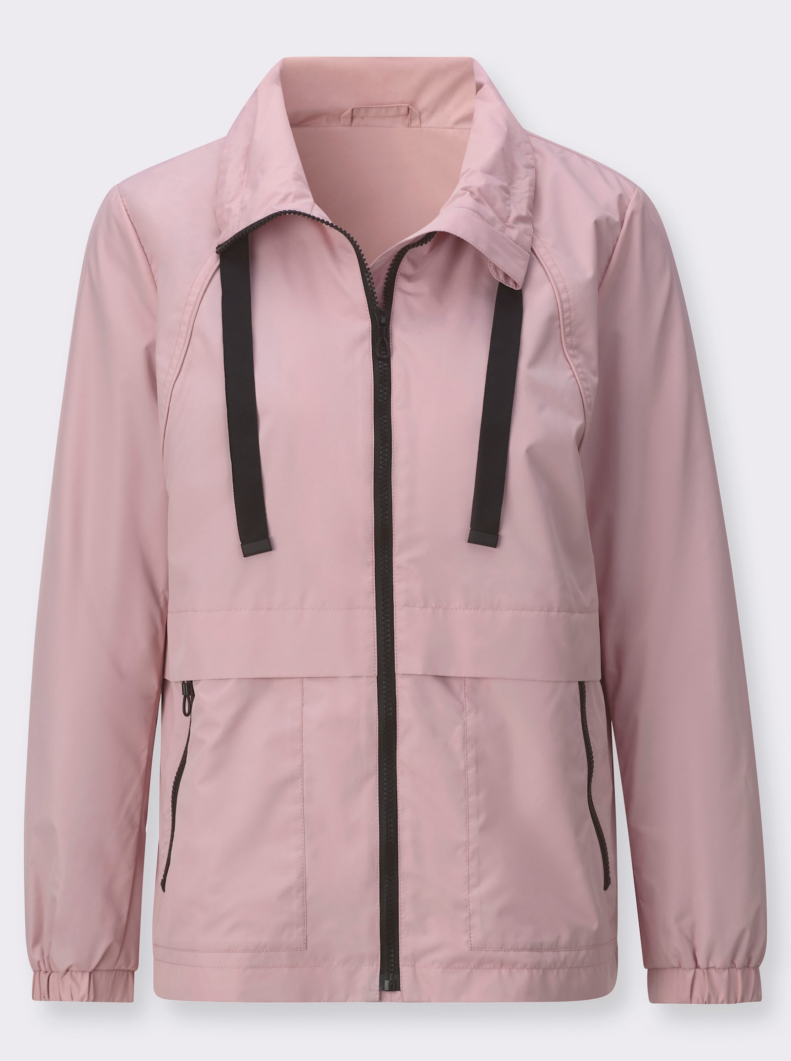 Übergangsjacke mit Kontrasten - hortensie