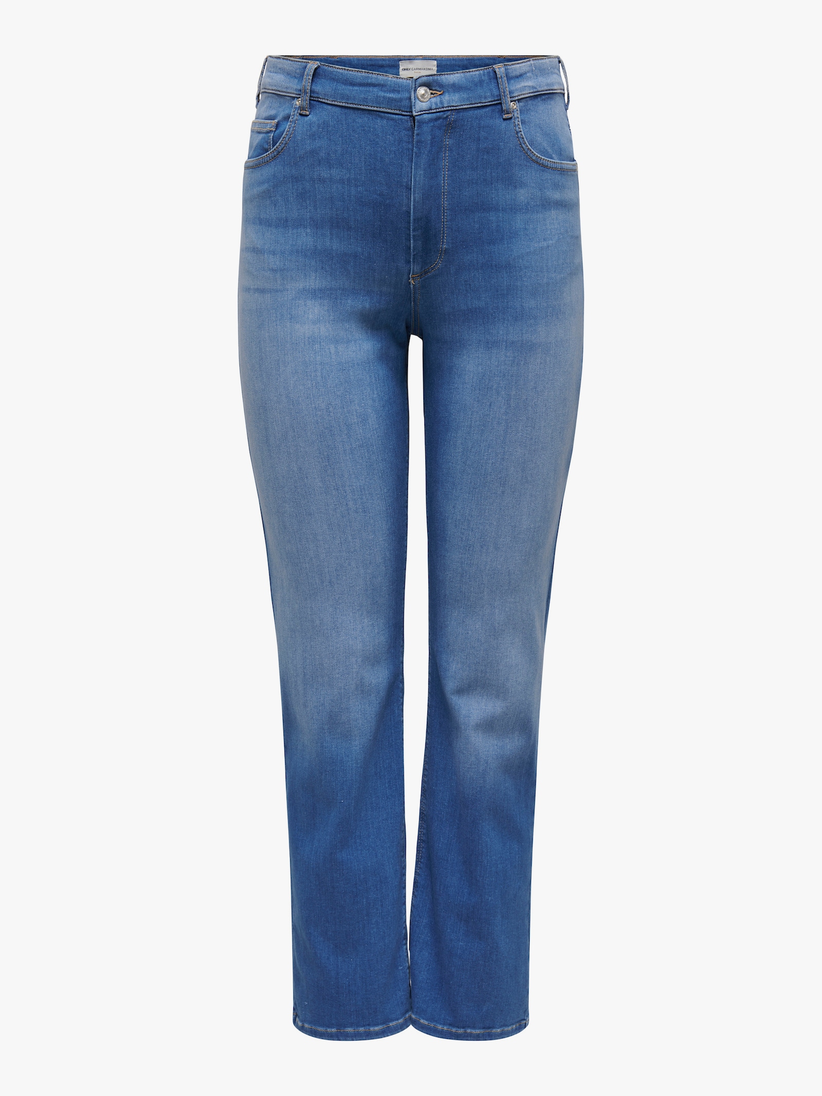 ONLY CARMAKOMA High-waist-Jeans - medium blue denim