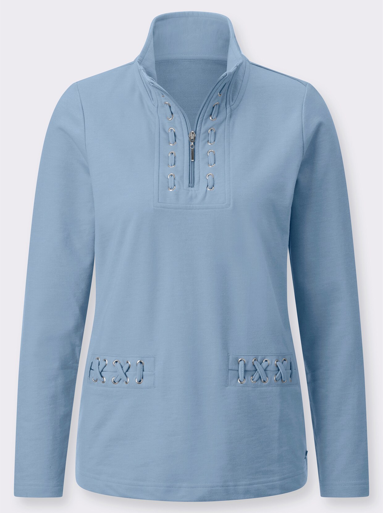 Sweatshirt - ijsblauw