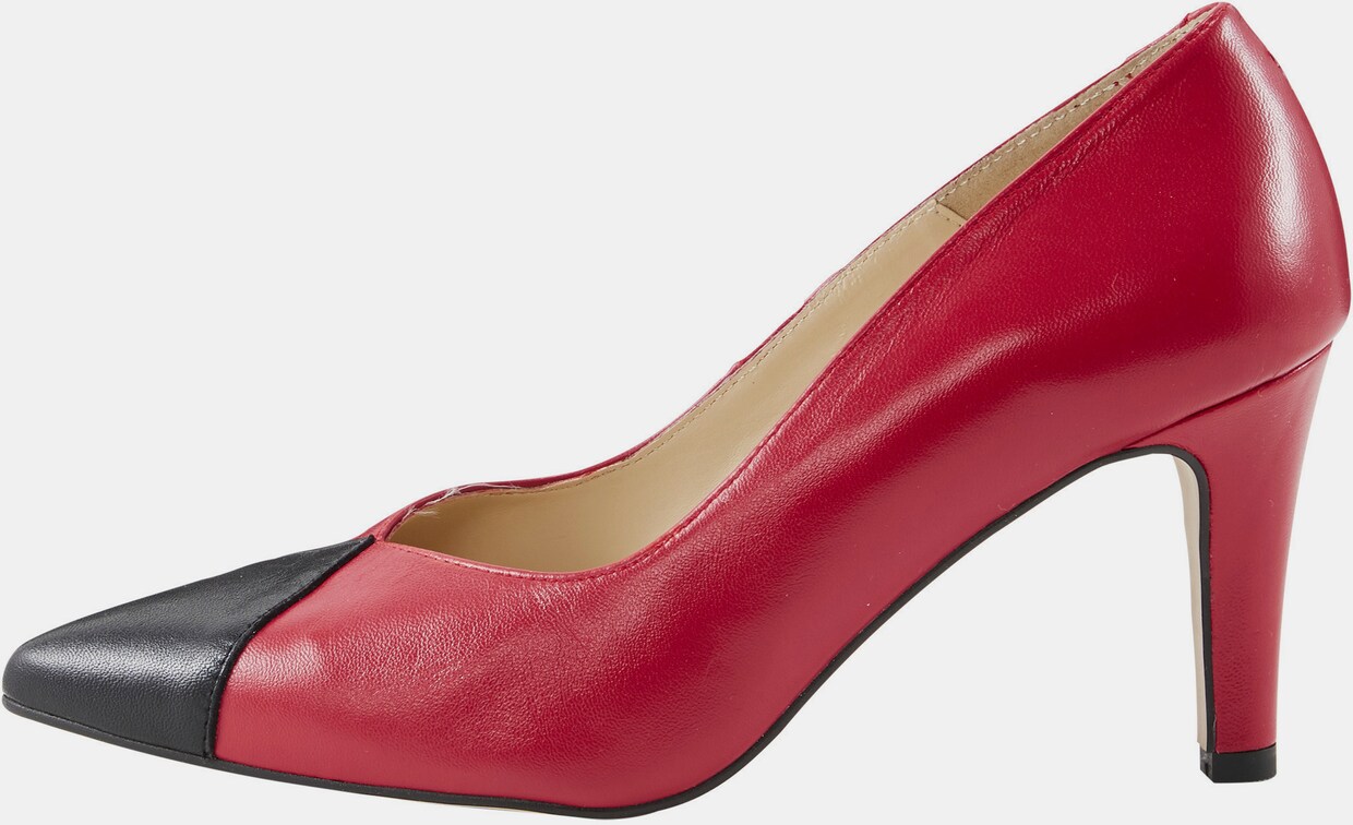 heine Pumps - rot-schwarz