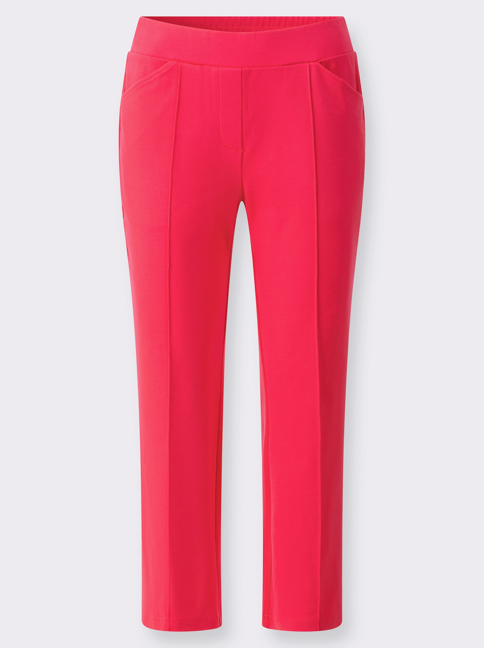 heine Pantalon en jersey avec nervures - fuchsia