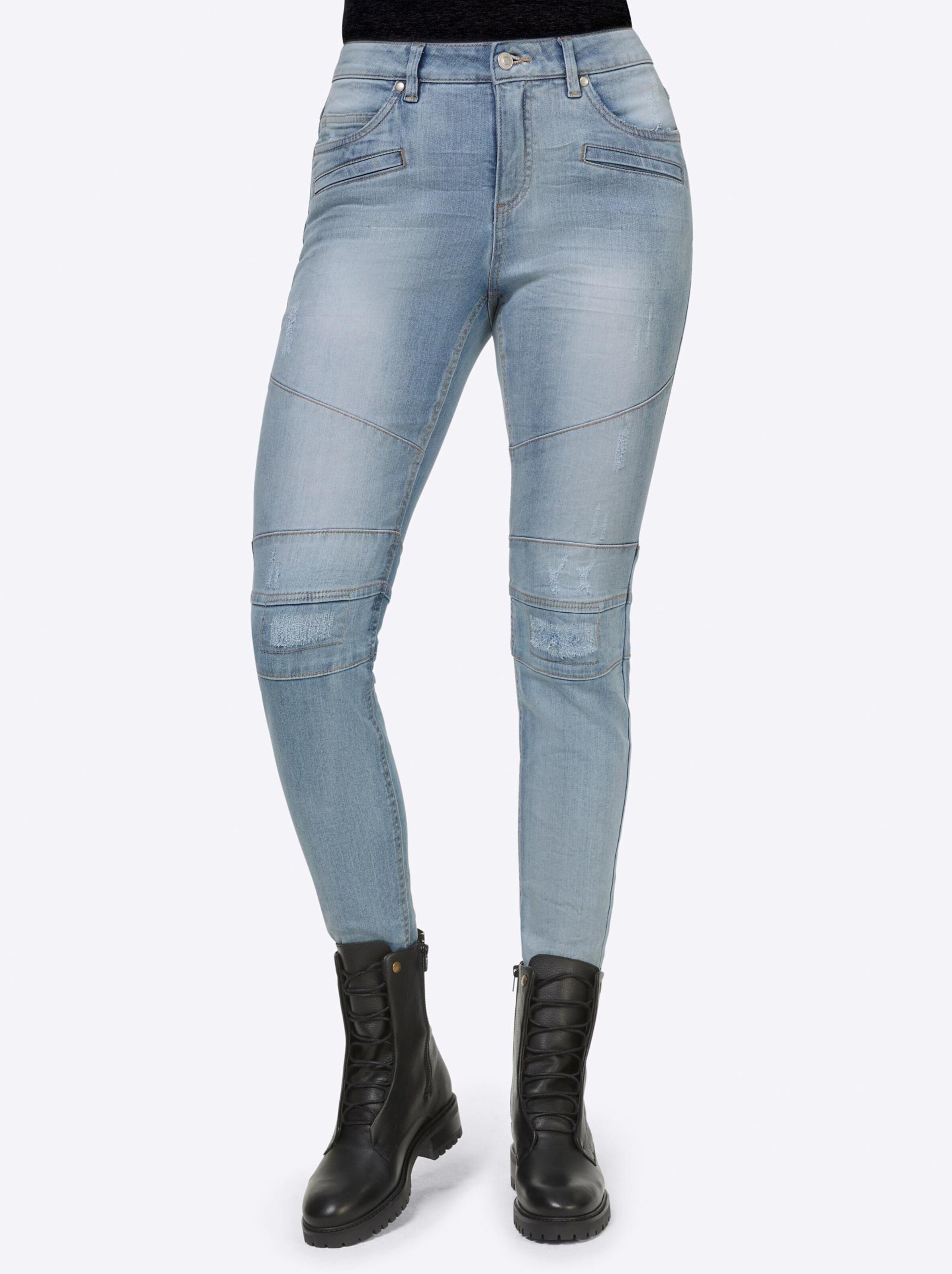 Damenmode Jeans Jeans in blue-bleached 