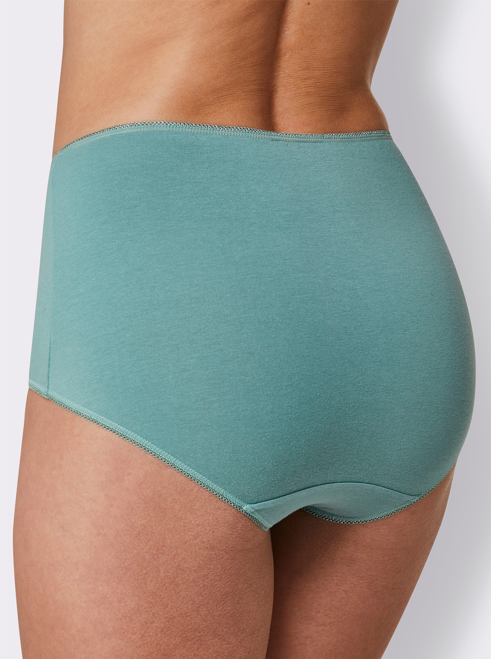 wäschepur Tailleslip met elastische boorden - wit + magenta + marine + jade