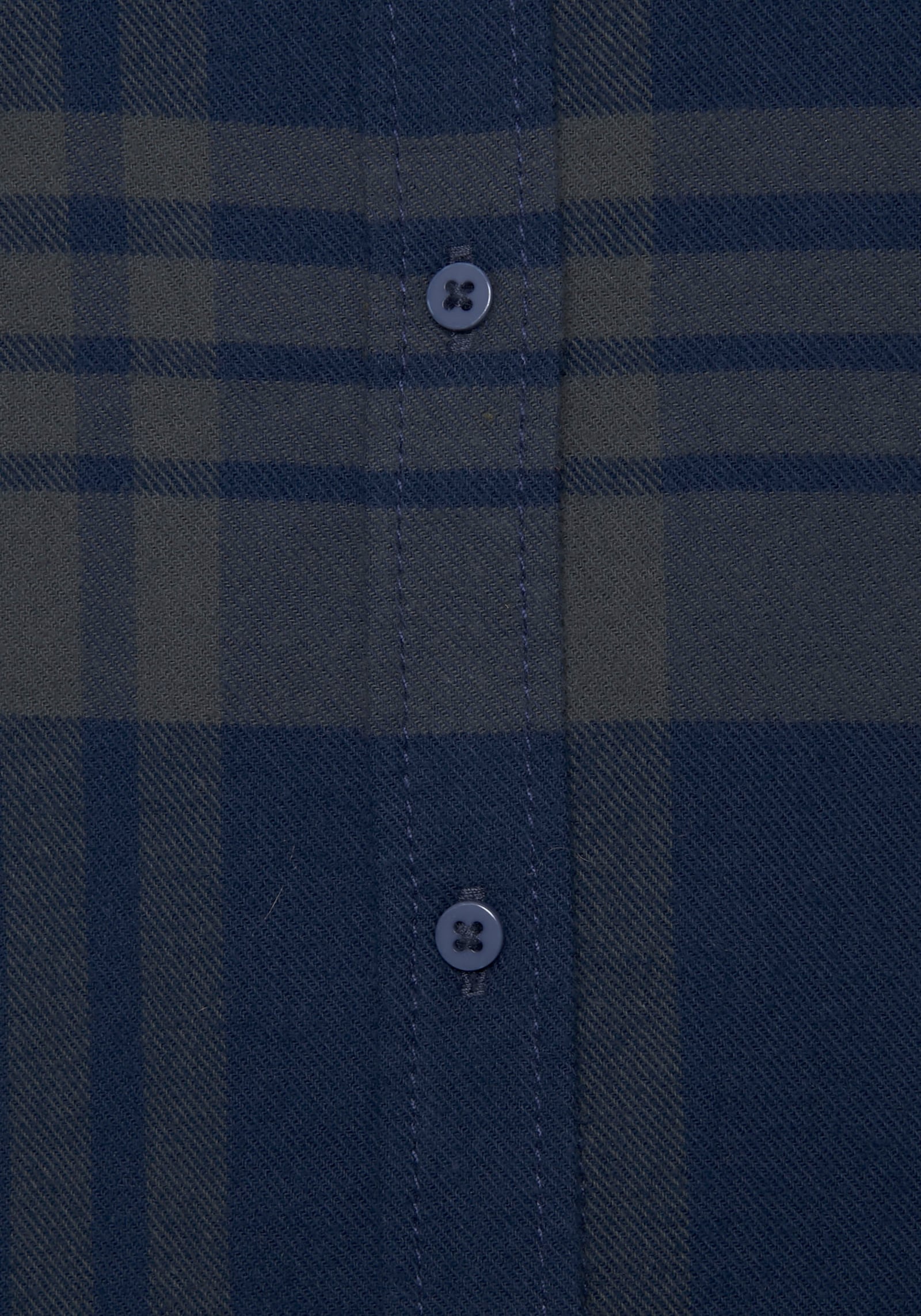 LASCANA Hemdbluse - blau-grau-kariert