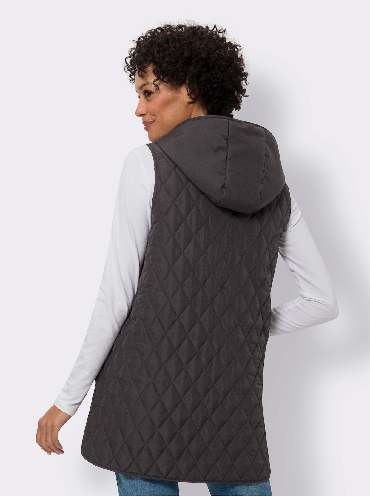 Keerbaar gilet - rood/zwart