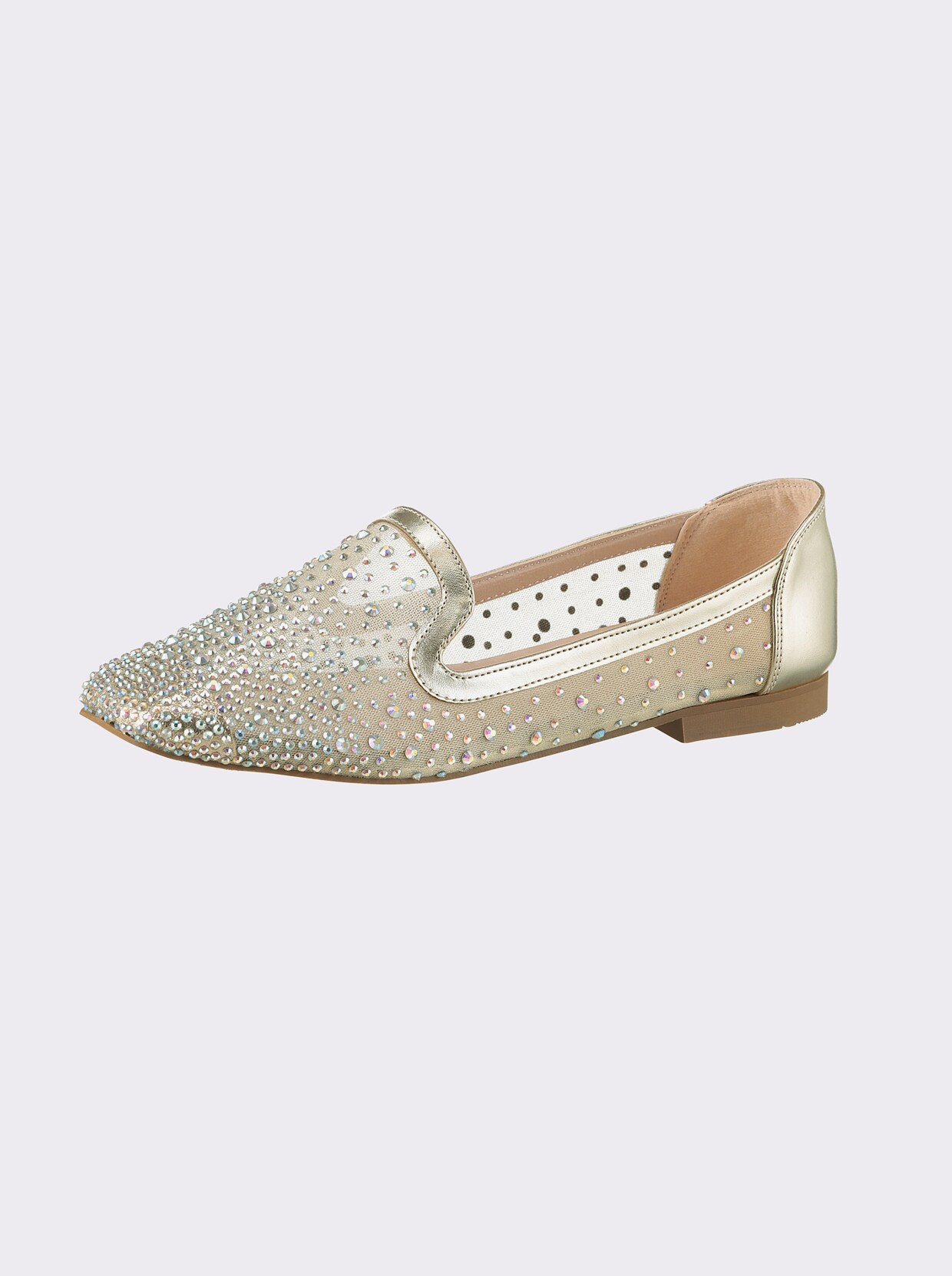 heine Slipper - goldfarben-silberfarben
