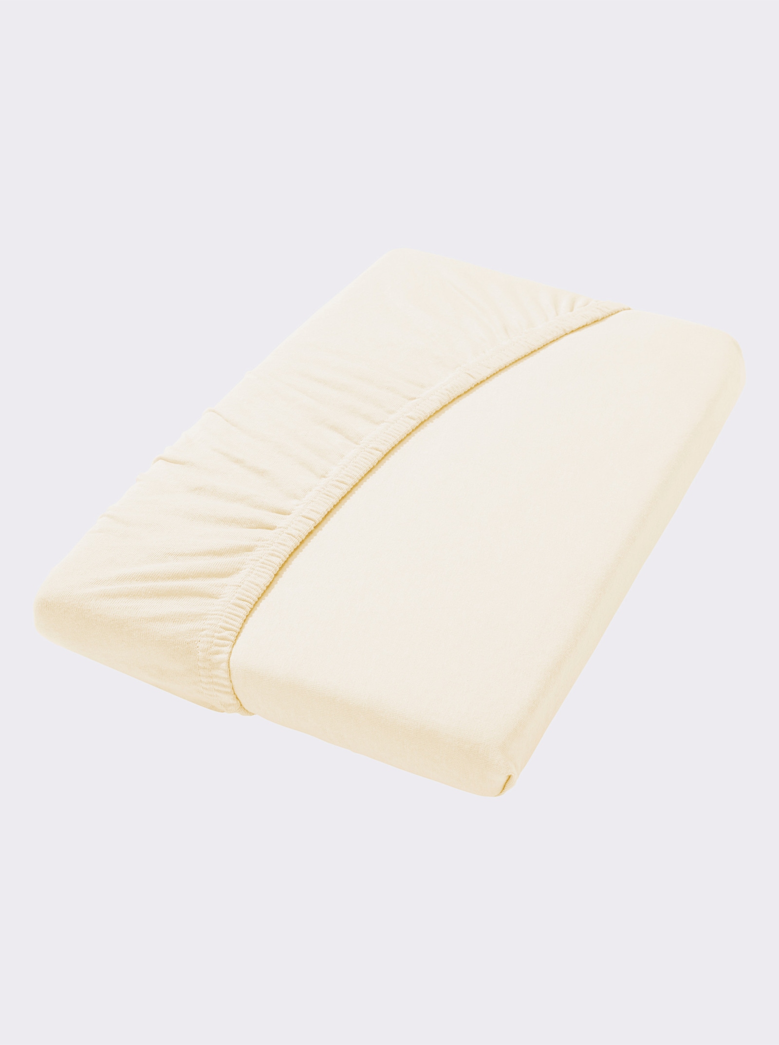 Hagemann kochfestes Spannbetttuch - champagner