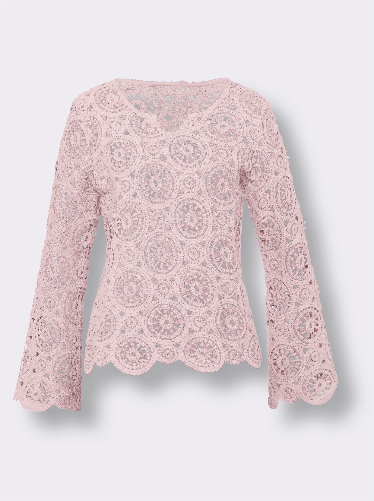 heine Shirt met lange mouwen - lichtroze