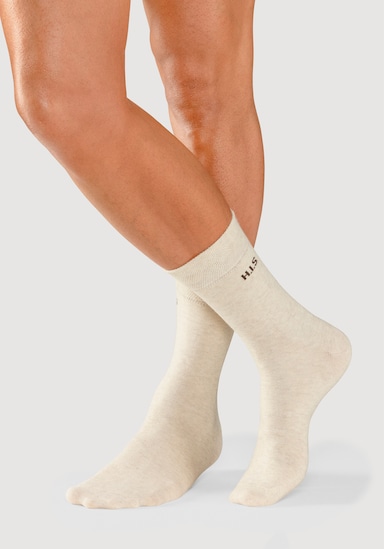 H.I.S Socken - 2x braun-beige, 2x braun