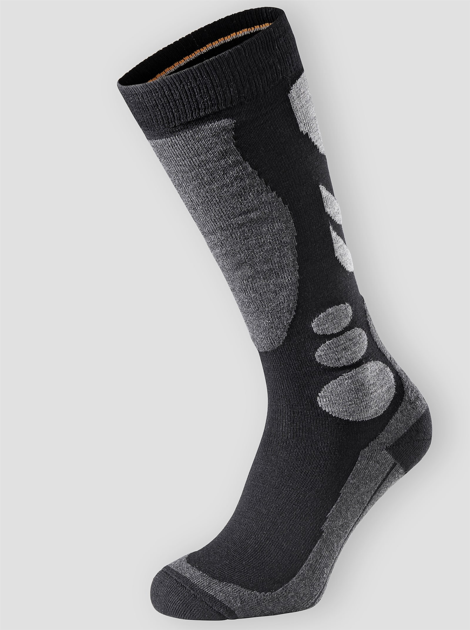 Mustang Ski-Socken - schwarz-anthrazit