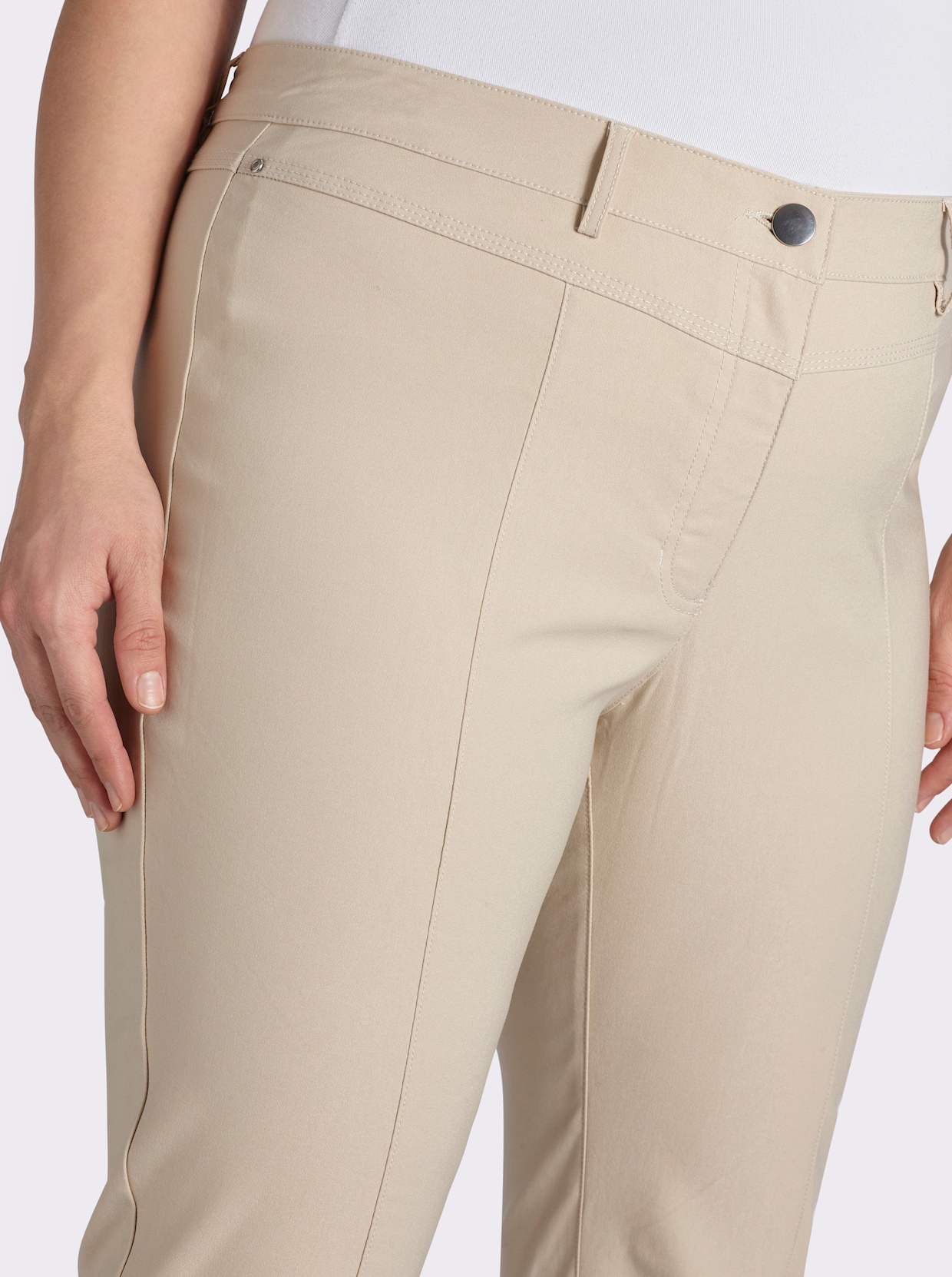 Bengalinhose mit aufgesetzten Gesäßtaschen - sand