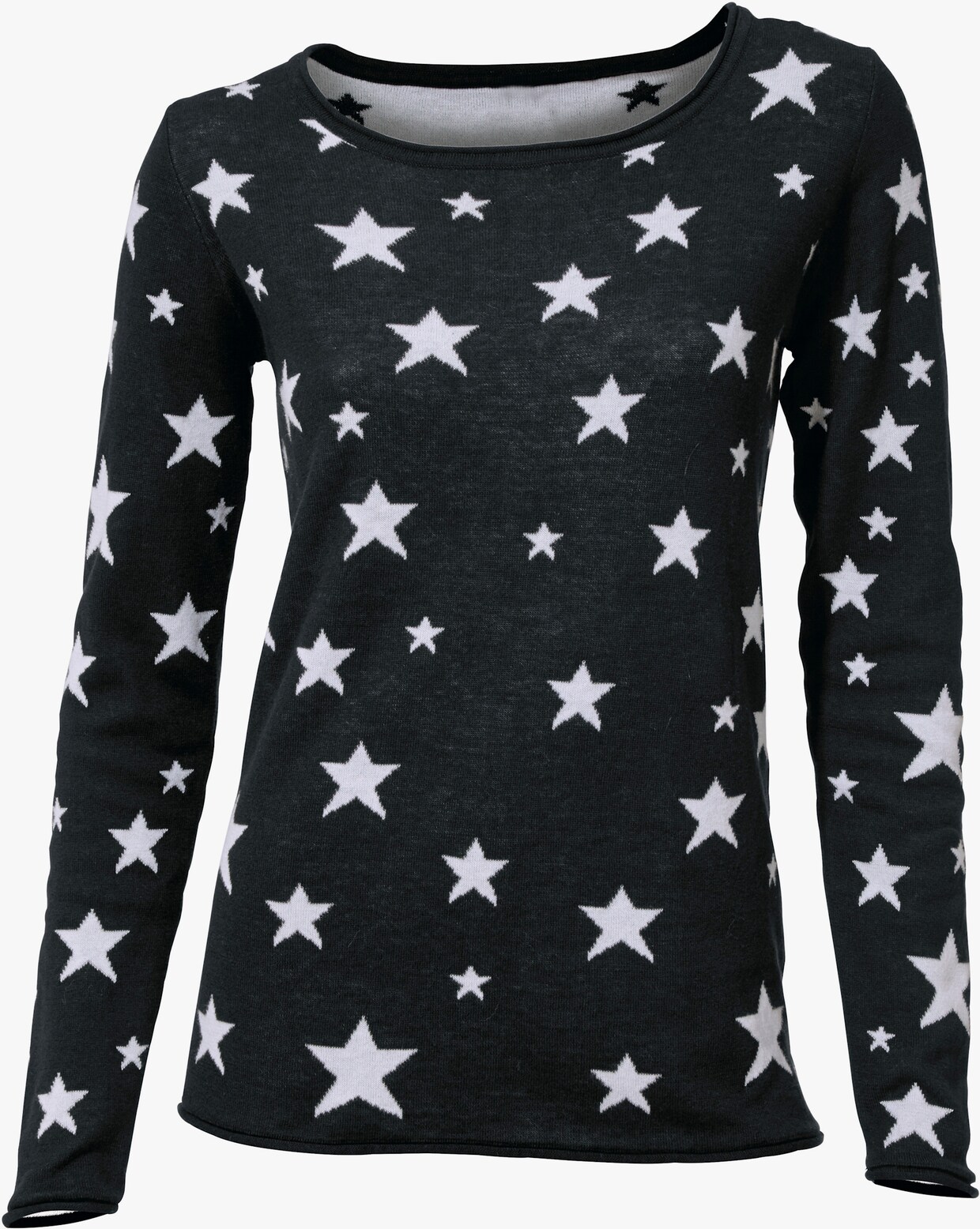 heine Pull en tricot fin - noir
