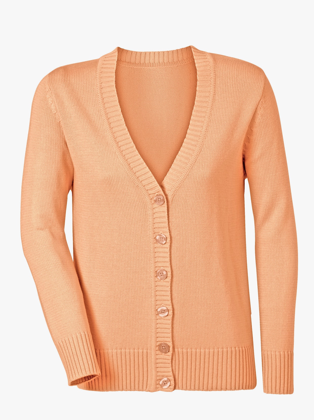 Strickjacke - apricot