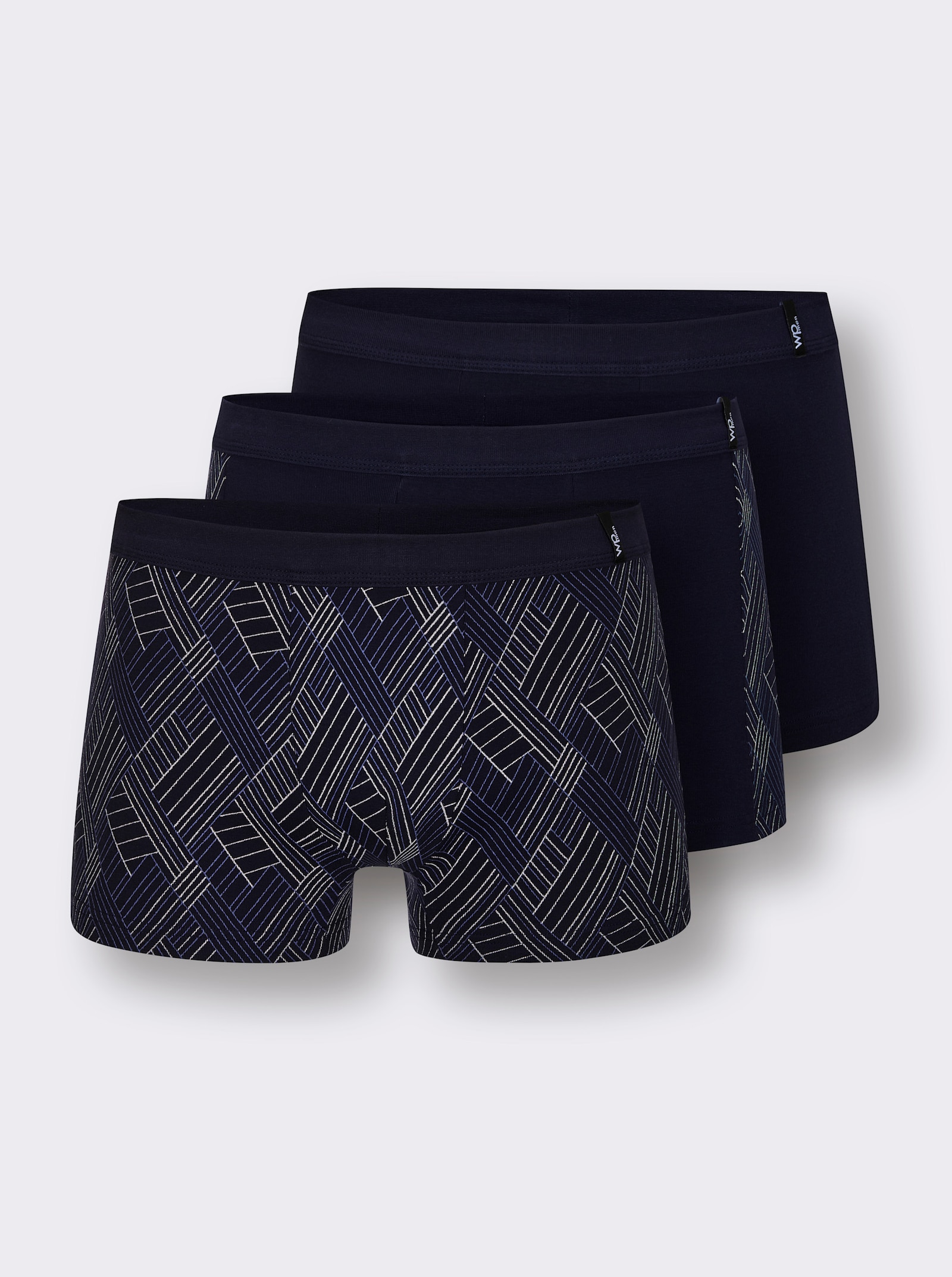 wäschepur men Boxerky - námořnická modrá-různé barvy