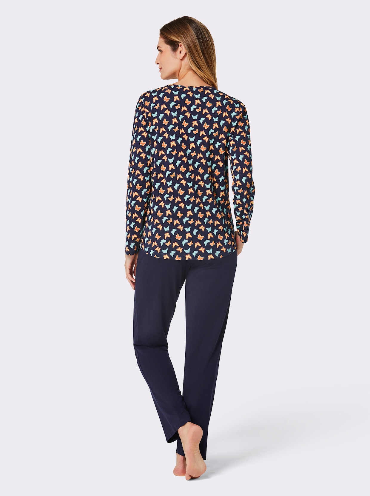 wäschepur Pyjama's - aqua + marine bedrukt