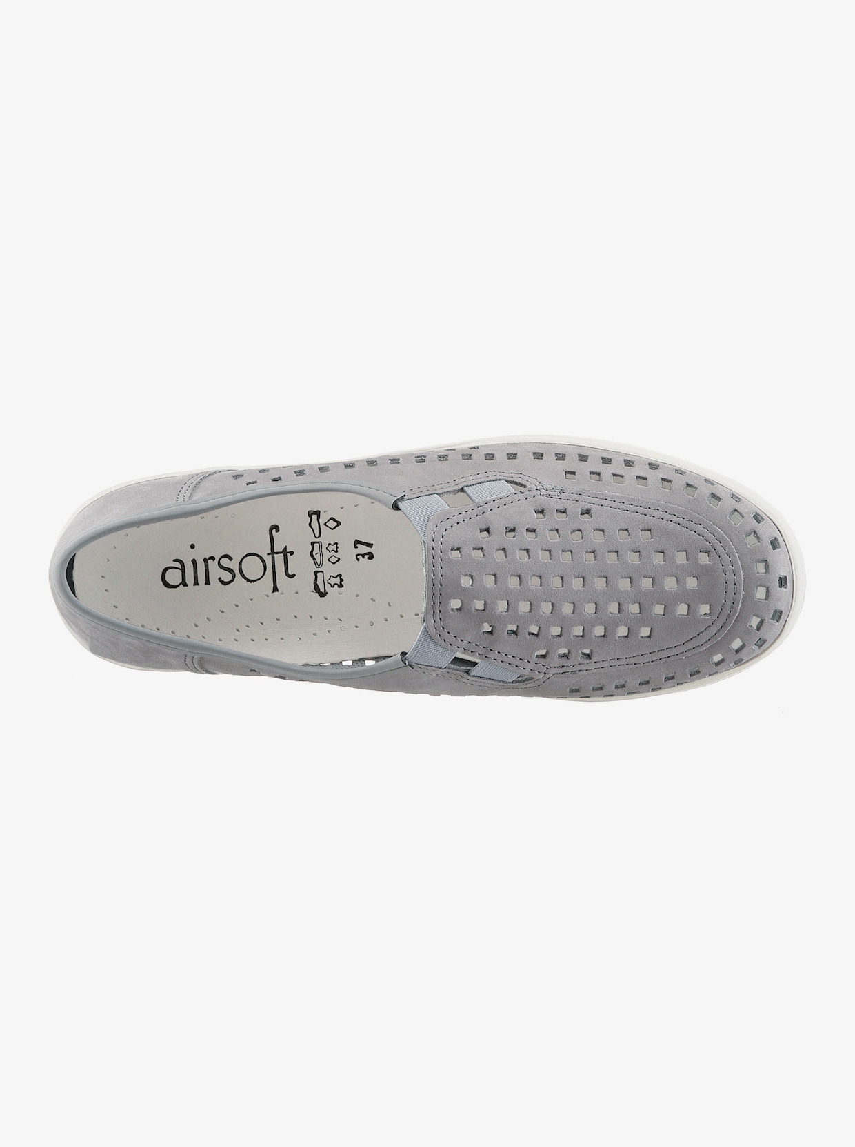 airsoft comfort+ Slipper - grau