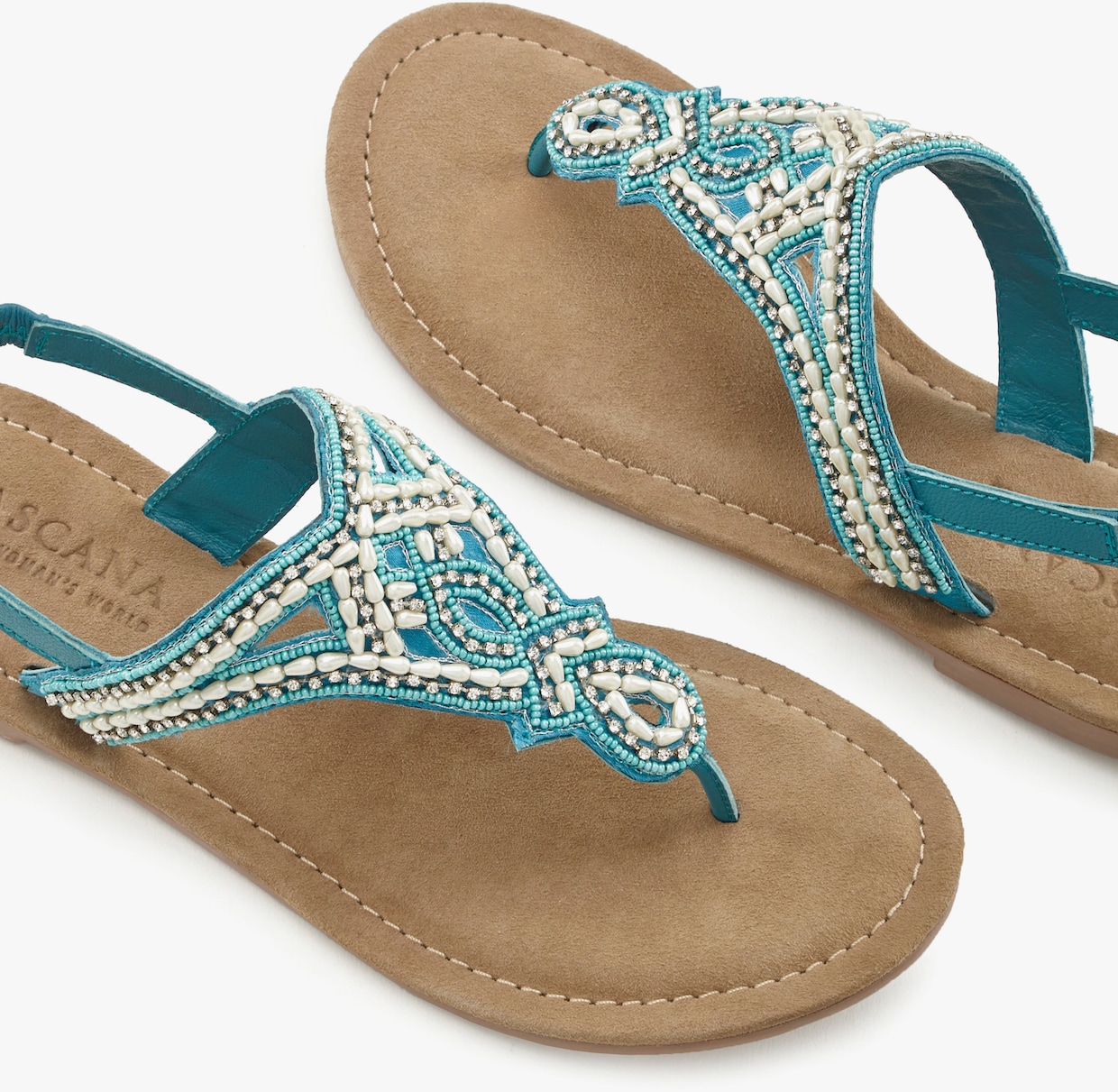 LASCANA Teenslipper - turquoise