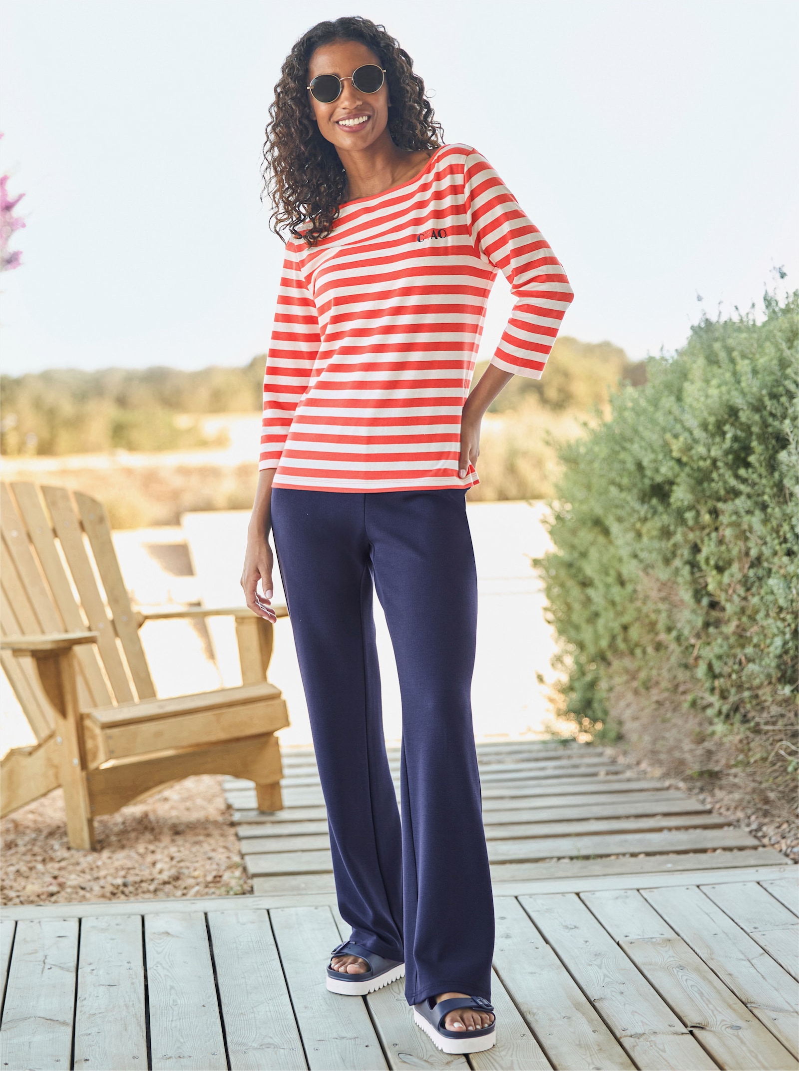 heine Sweathose mit Stretch-Bund - marine