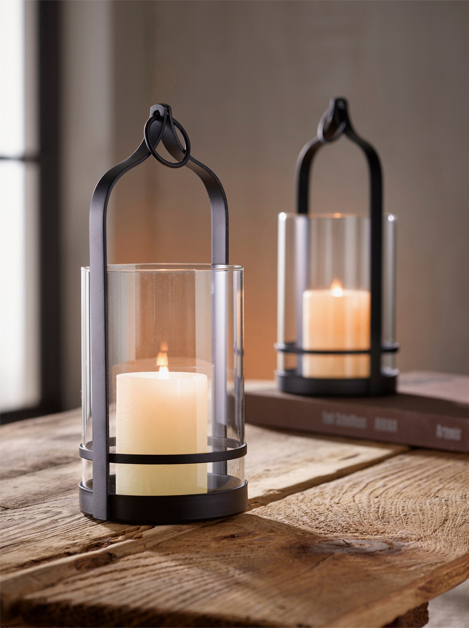 heine home Windlicht - zwart