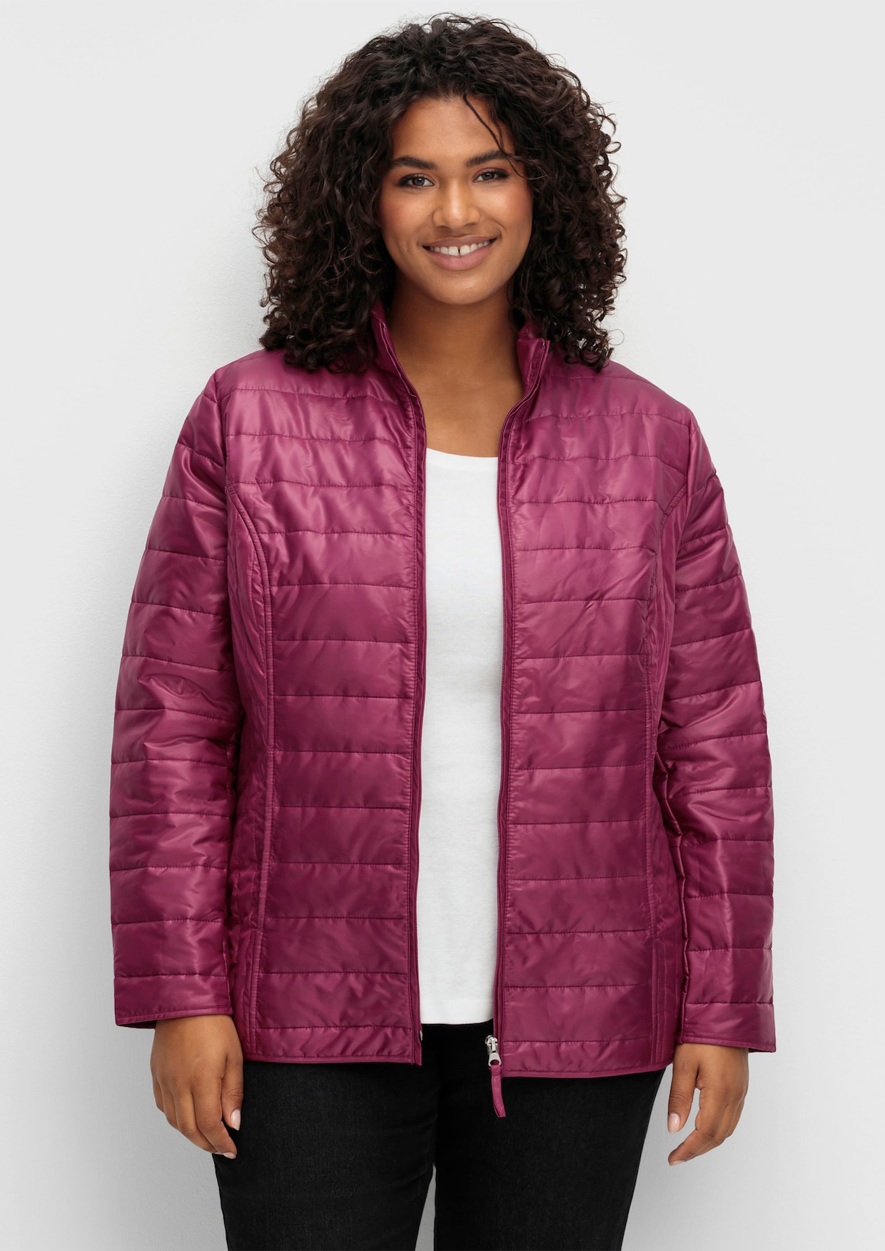 Steppjacke - bordeaux