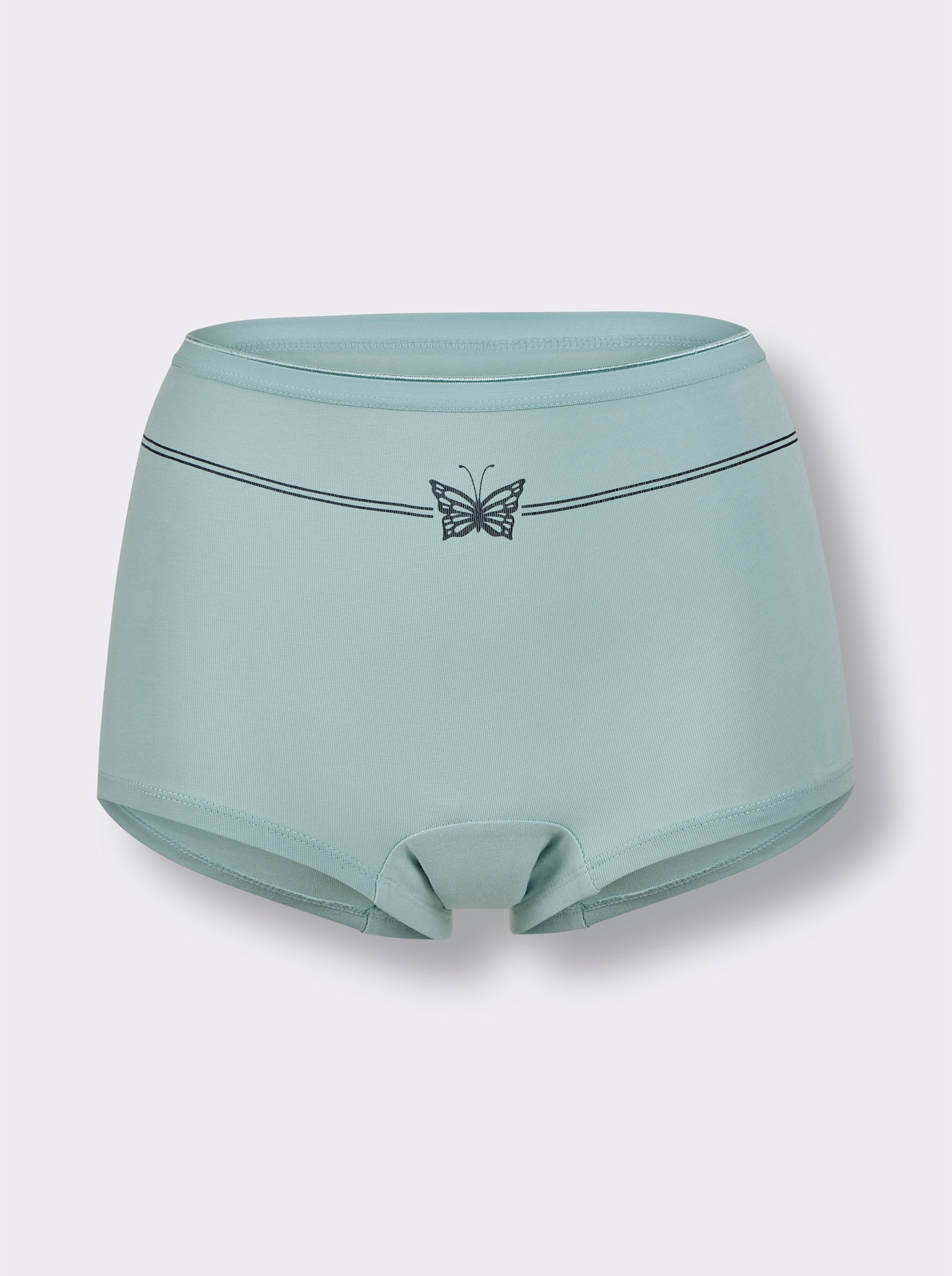 Panty - 2x weiß-marine + 1x mint-marine