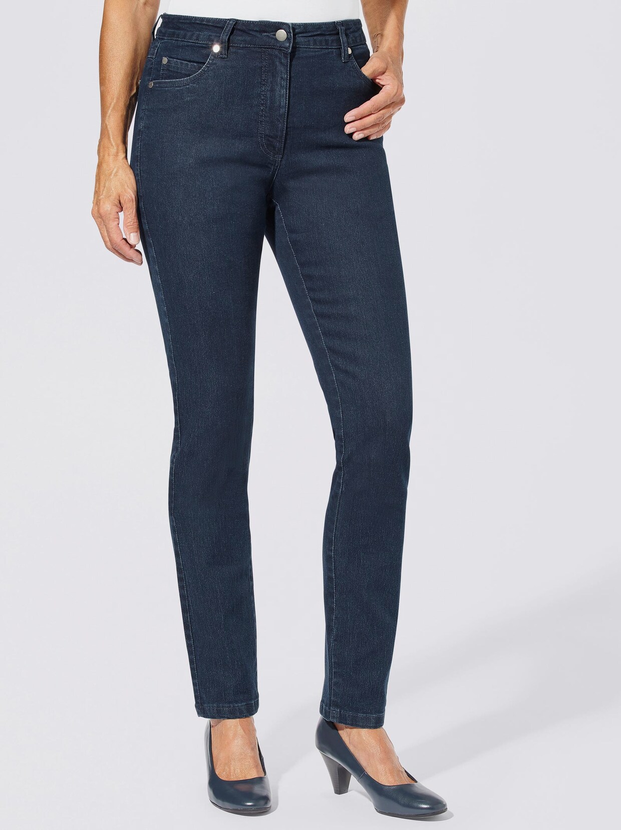 5-Pocket-Jeans - blue-stone-washed