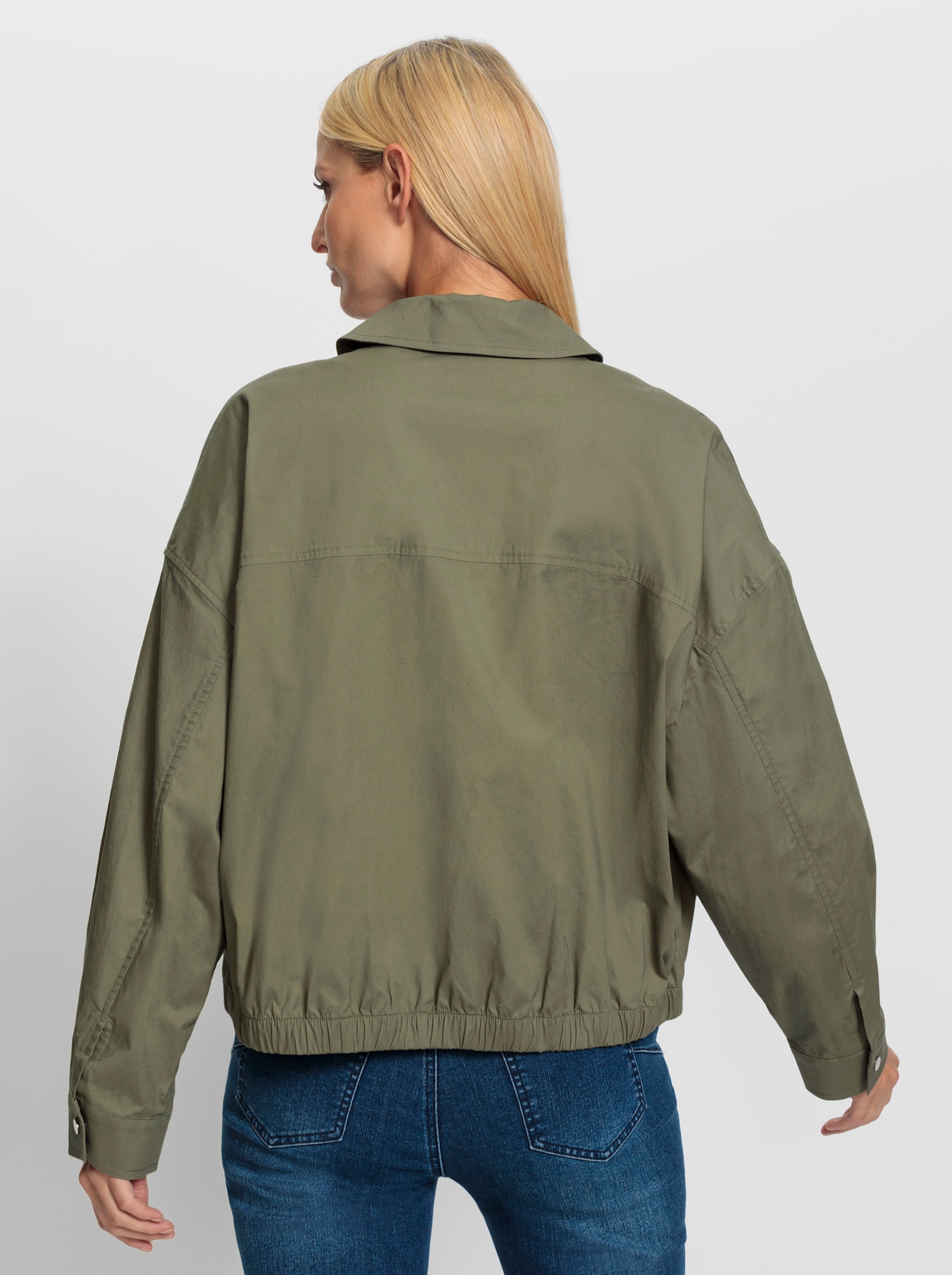 heine Blouson mit 2-Way-Zipper - khaki