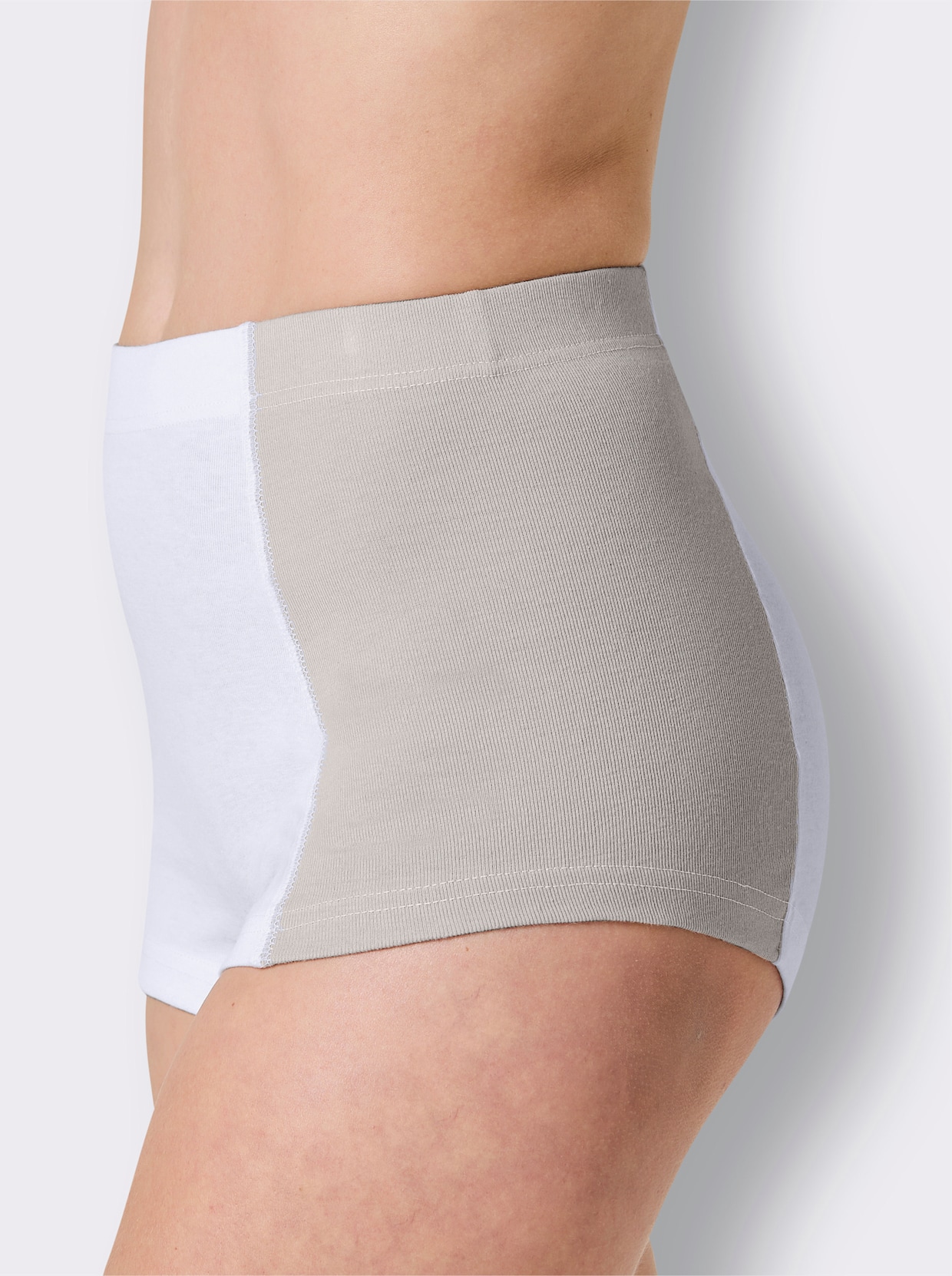 wäschepur Panty - weiß-hellgrau