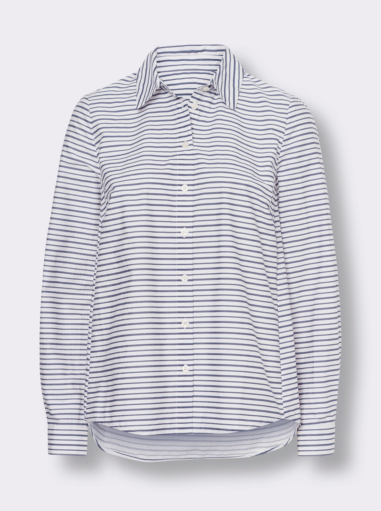 heine Overhemdblouse - ecru/marine gestreept