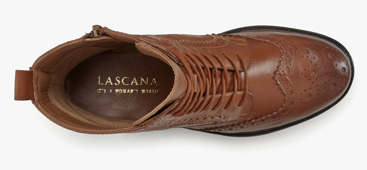 LASCANA Bottines à lacets - marron