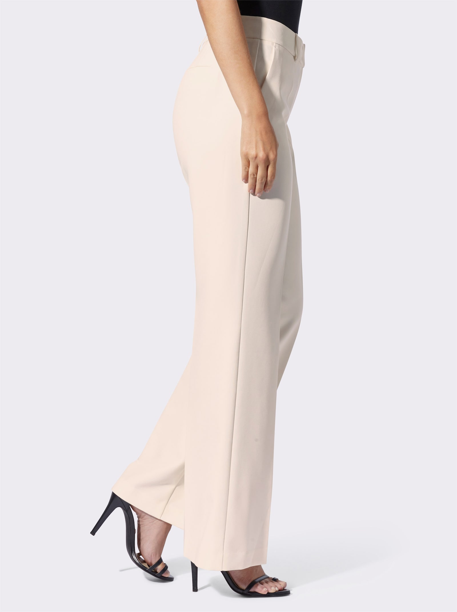 heine Marlene-Hose mit breitem Bund - champagner